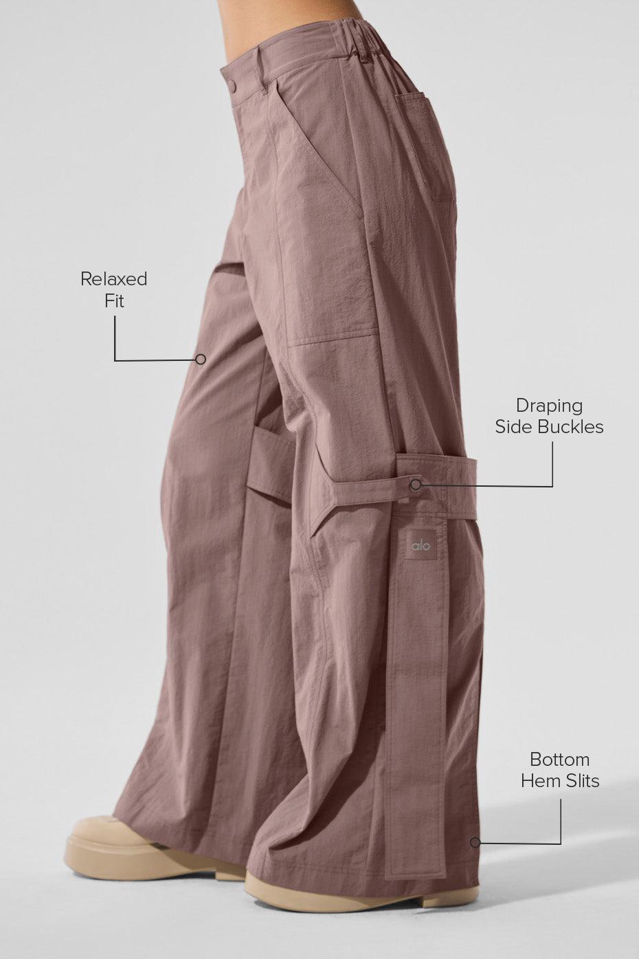High-Waist Voyager Trouser - Mushroom Female Product Image