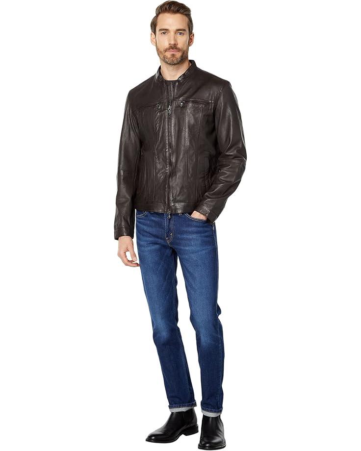 Men's John Varvatos BRANDO BAND COLLAR JACKET Product Image