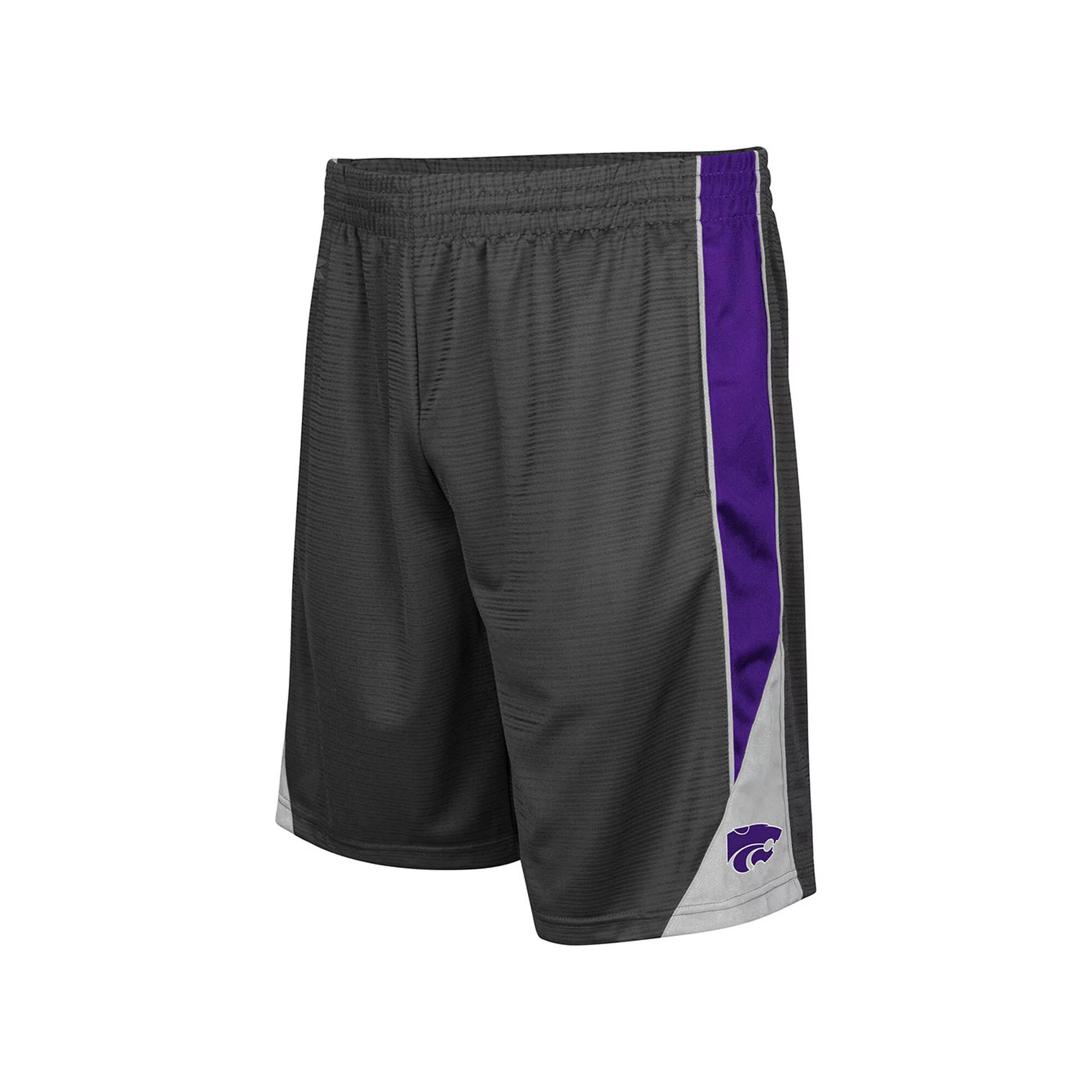 Men's Colosseum Charcoal Kansas State Wildcats Turnover Shorts,  Product Image