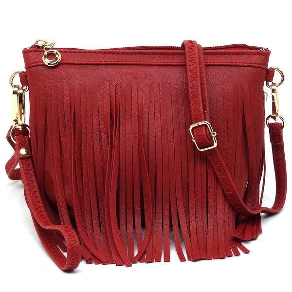 Western Fringe Clutch Cross Body Bag Product Image