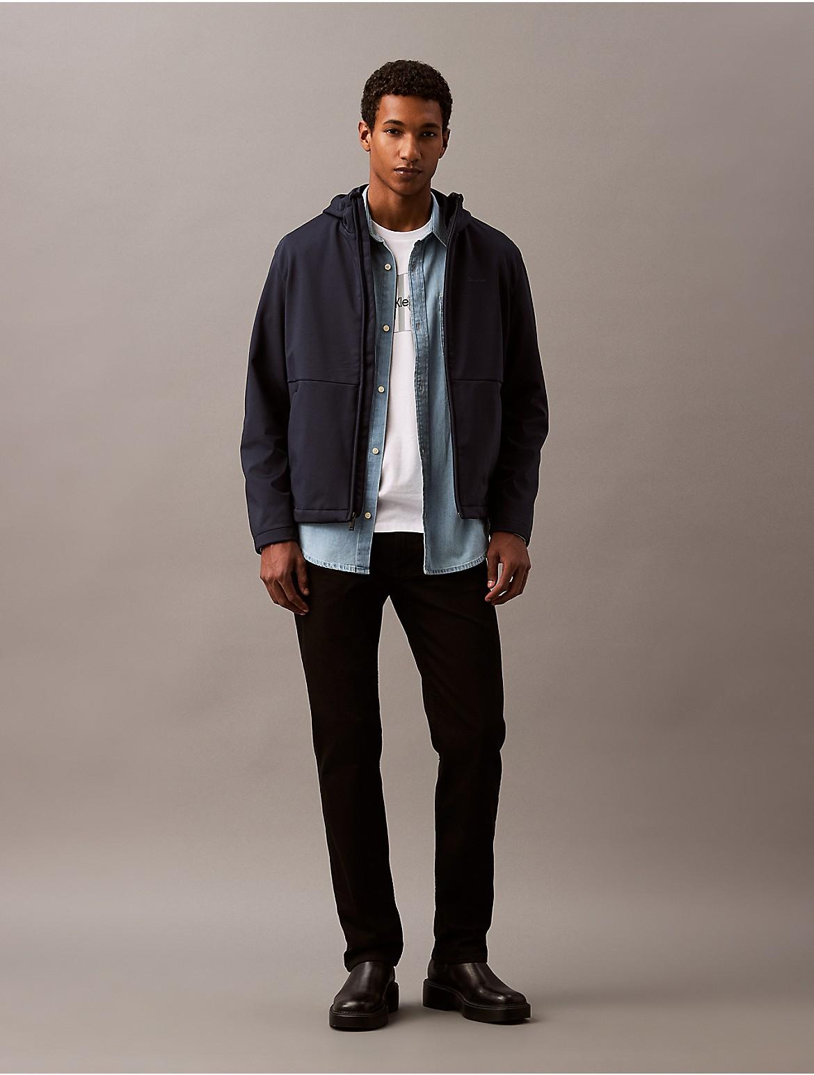 Calvin Klein Mens Lined Soft Shell Jacket - Green Product Image