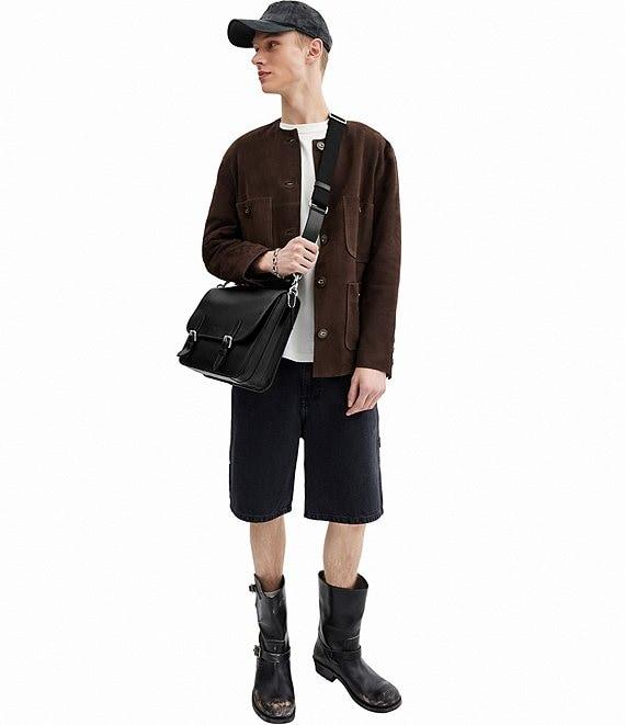 COACH Hitch Full-Grain Leather Messenger Bag Product Image