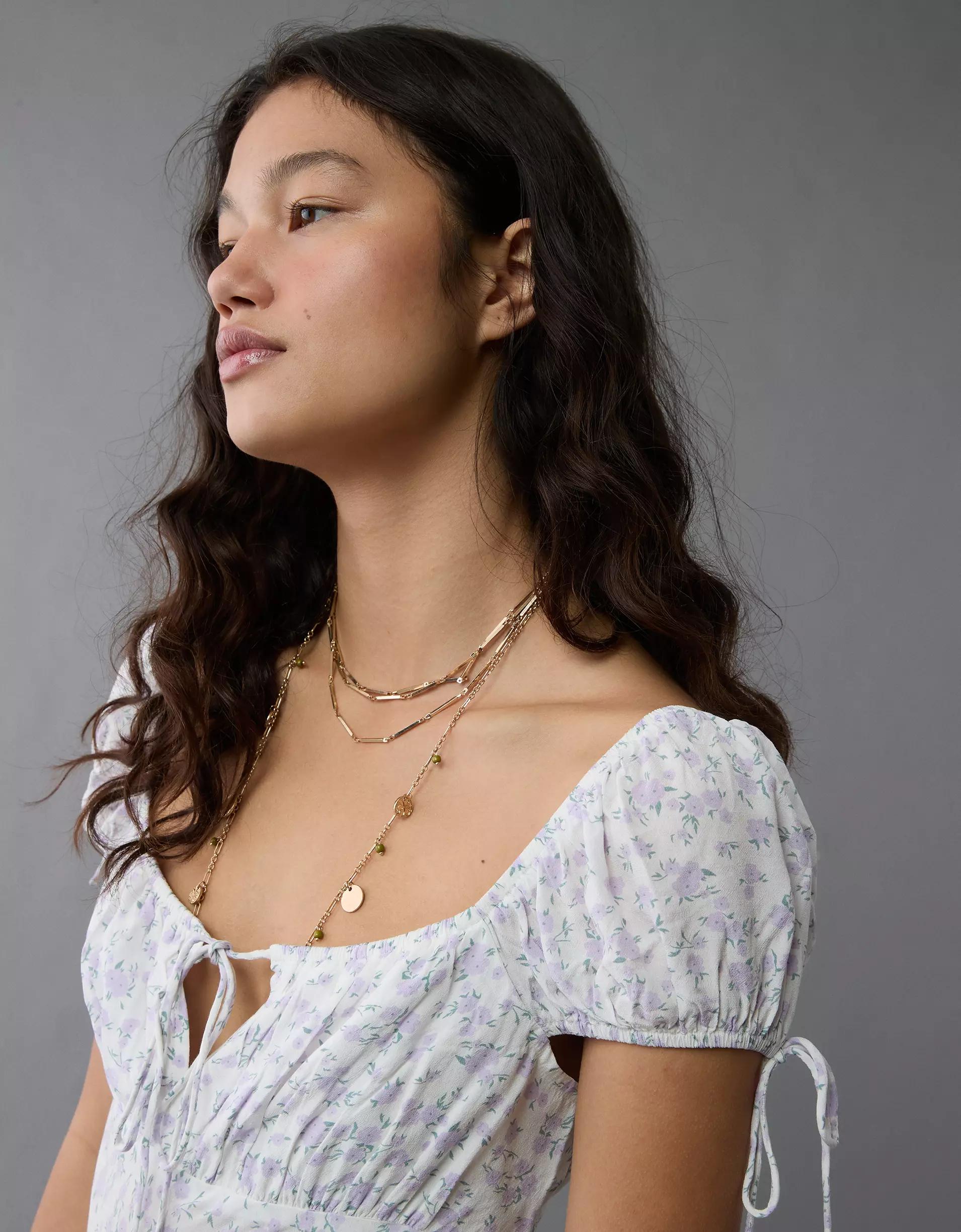 AE Cap Sleeve Floral Mini Dress Product Image