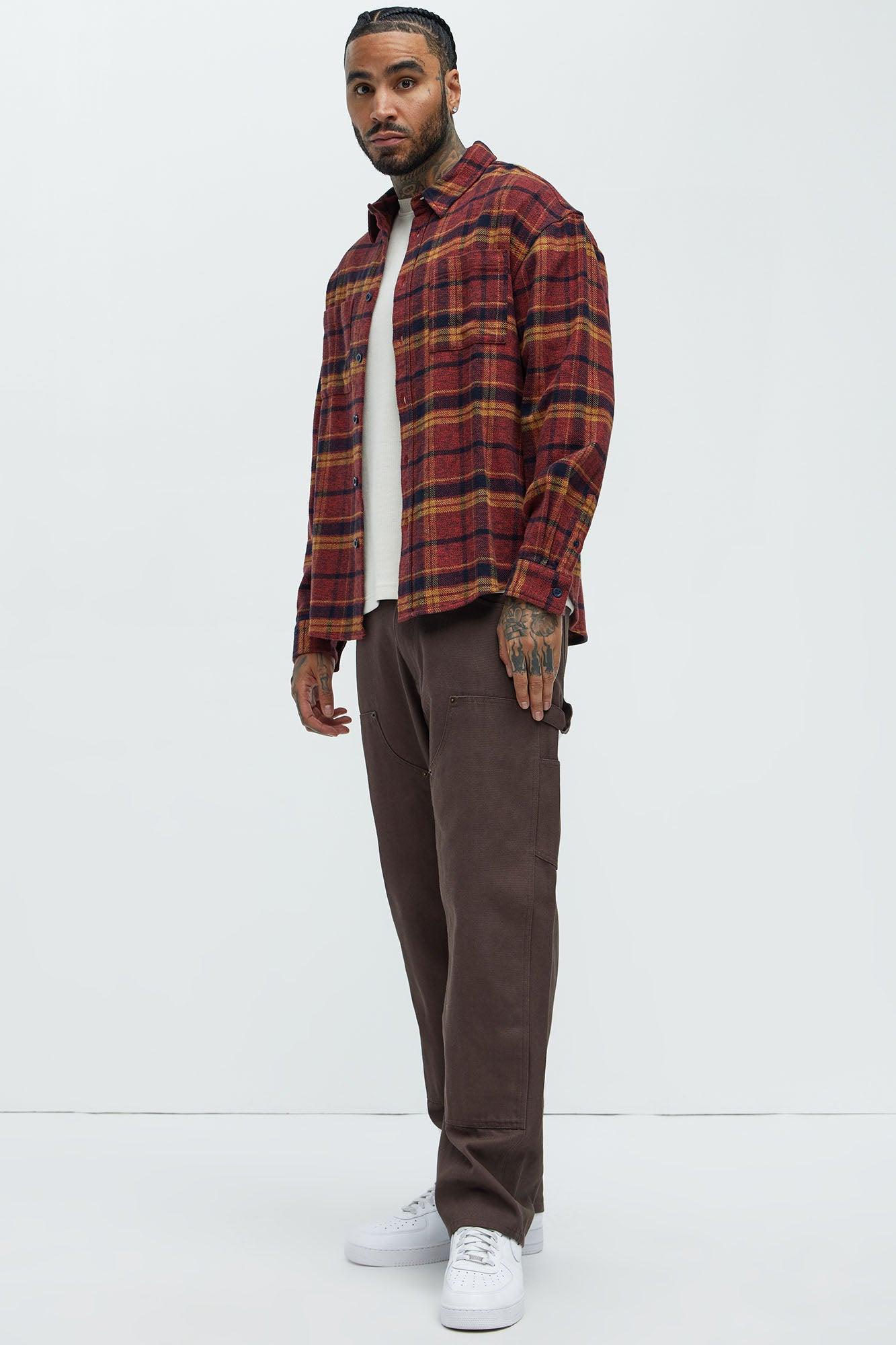 Yuill Plaid Flannel Shirt - Multi Color Male Product Image