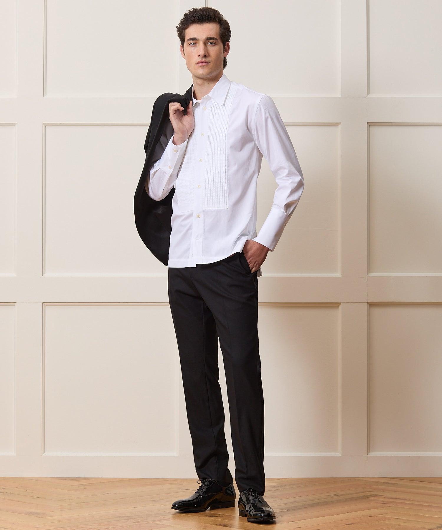 Armando Cabral Pleat Bib Tuxedo Shirt Product Image