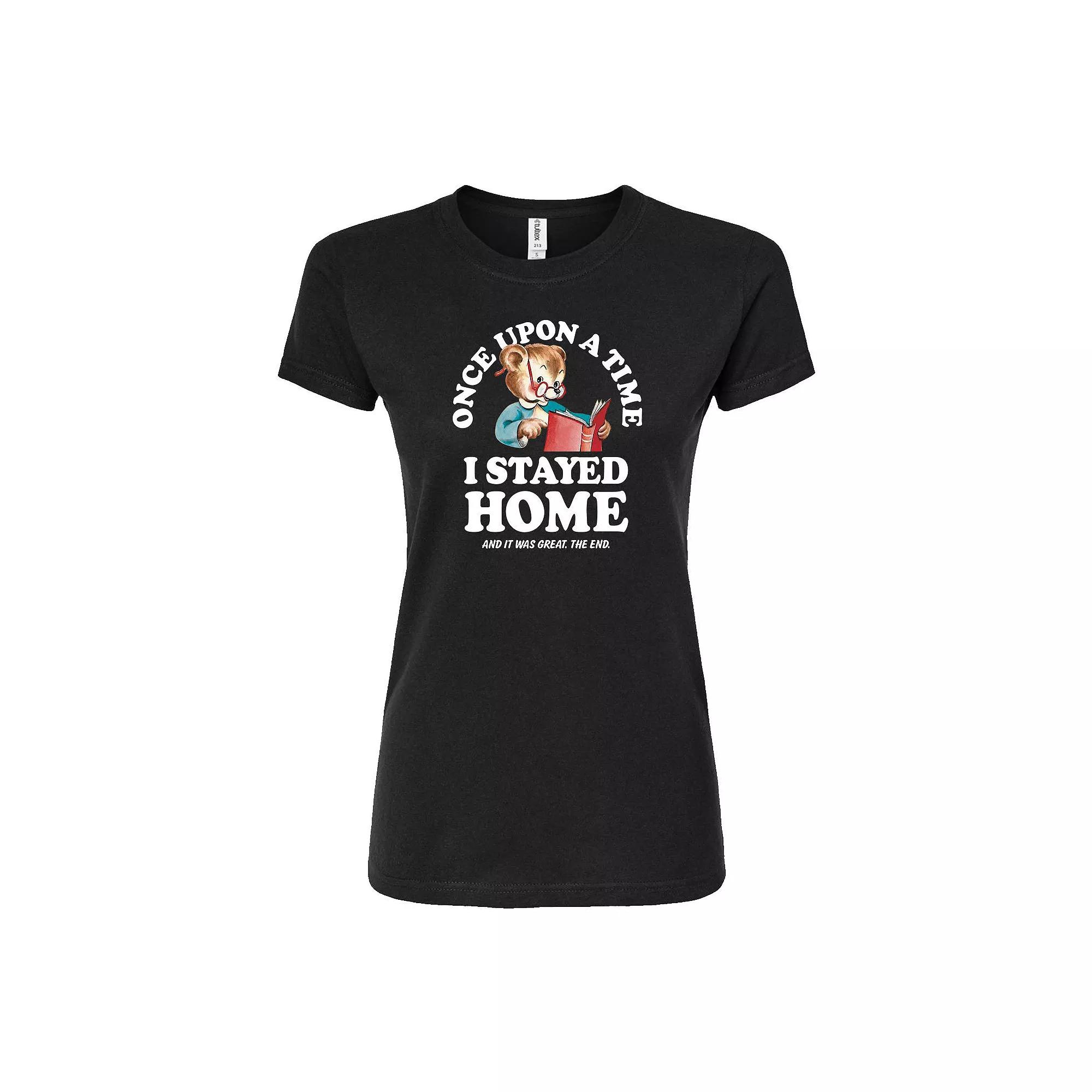 Juniors' Once Upon A Time Fitted Graphic Tee, Girl's,  Product Image