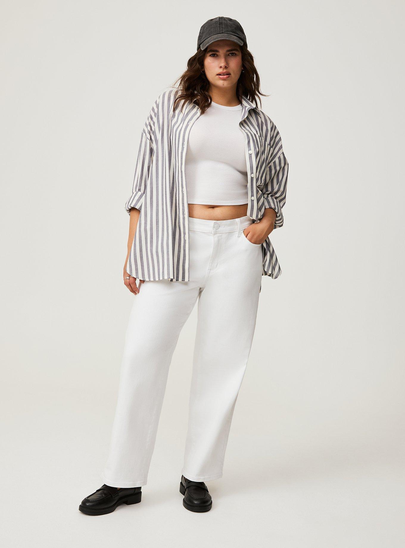 Perfect Wide-Leg Mid-Rise Jean Product Image