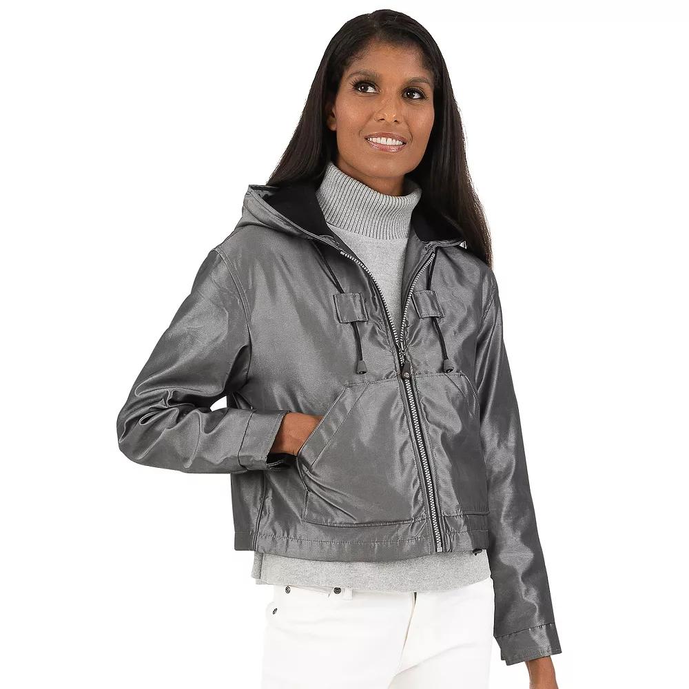 Women's Fleet Street Hooded Crop Jacket,  Product Image