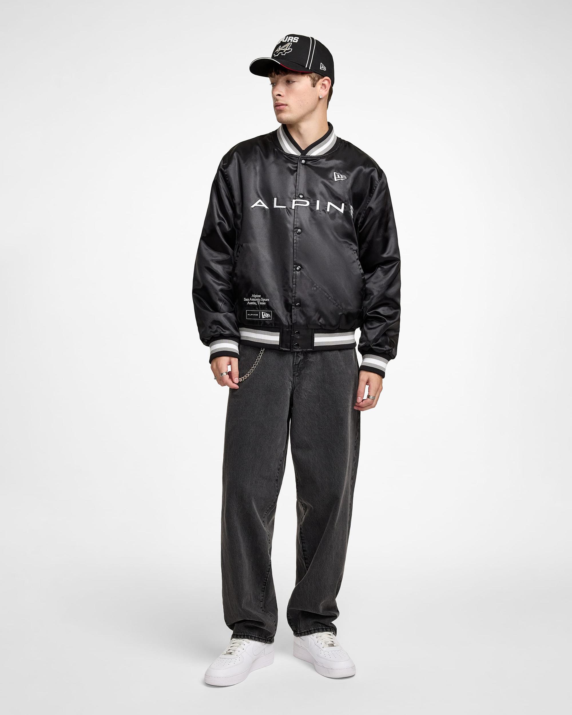 BWT Alpine F1 Team x San Antonio Spurs Bomber Jacket Male Product Image