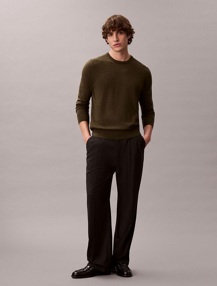 Extra Fine Merino Blend Crewneck Sweater Product Image