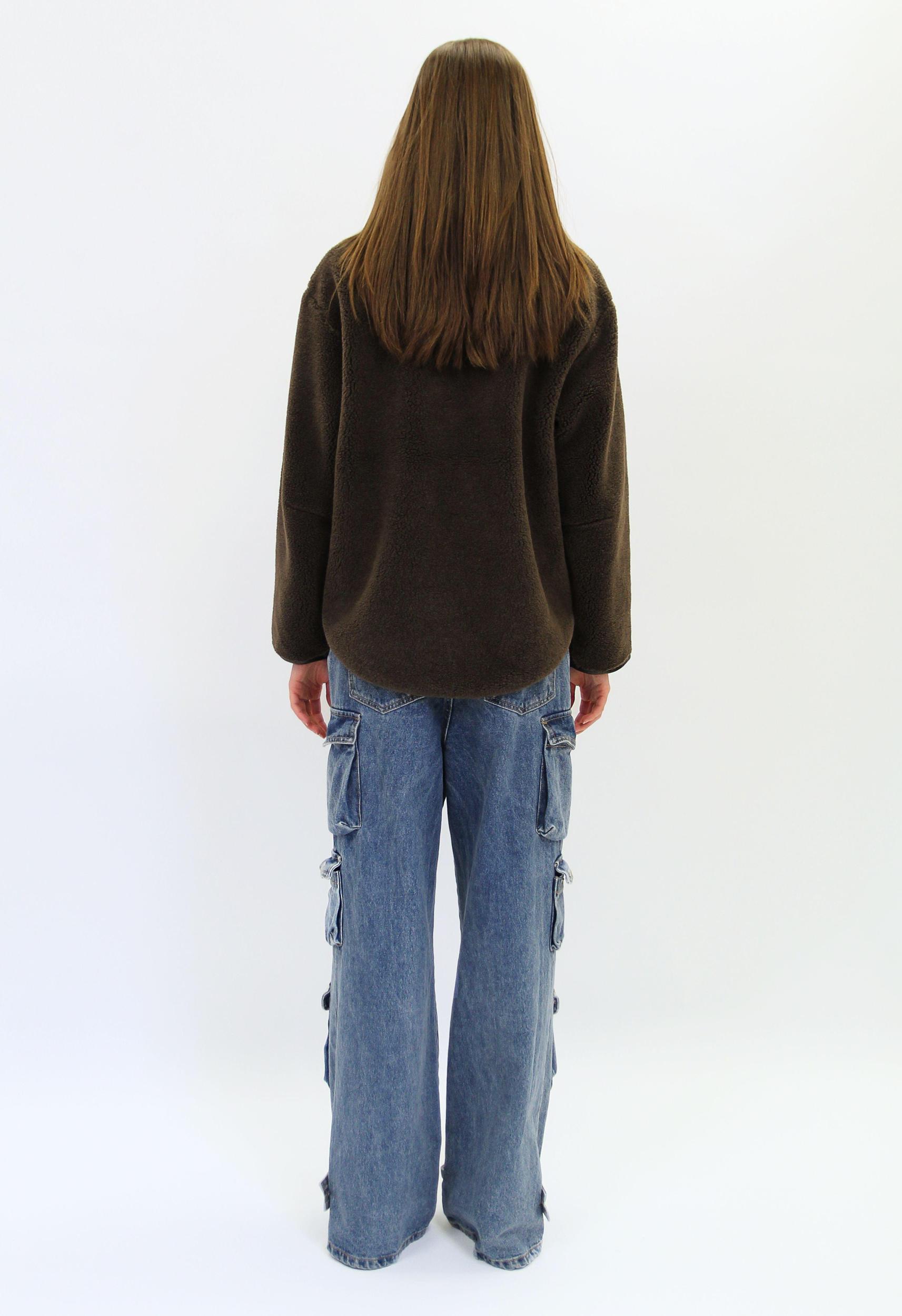 Chocolate Fleece Pullover Product Image