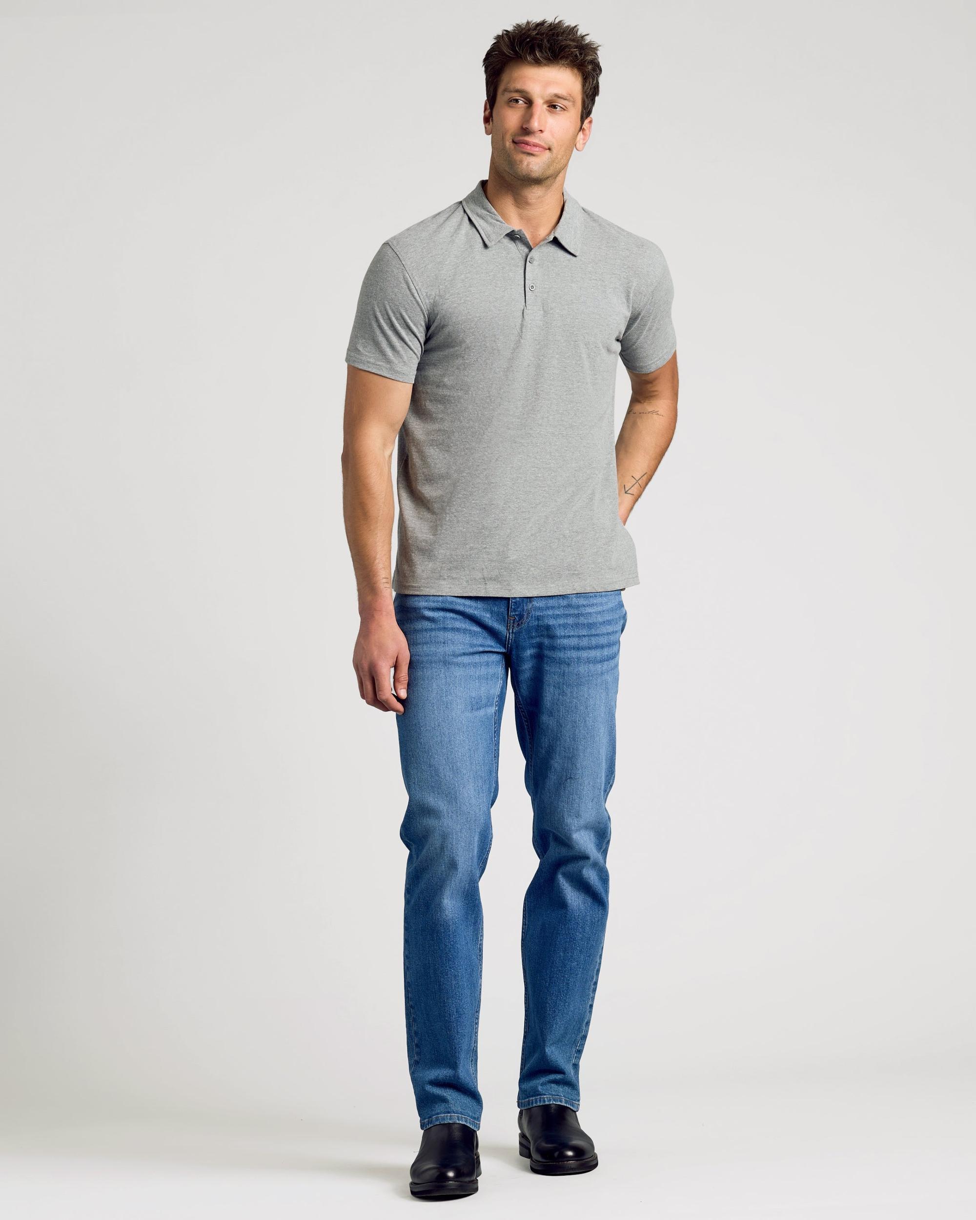 Heather Gray Classic Polo Product Image