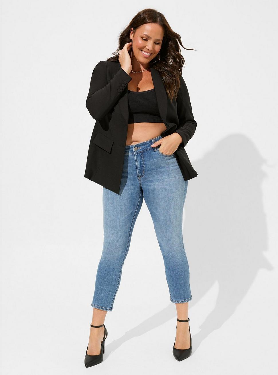 Soho Studio Refined Crepe Blazer Product Image