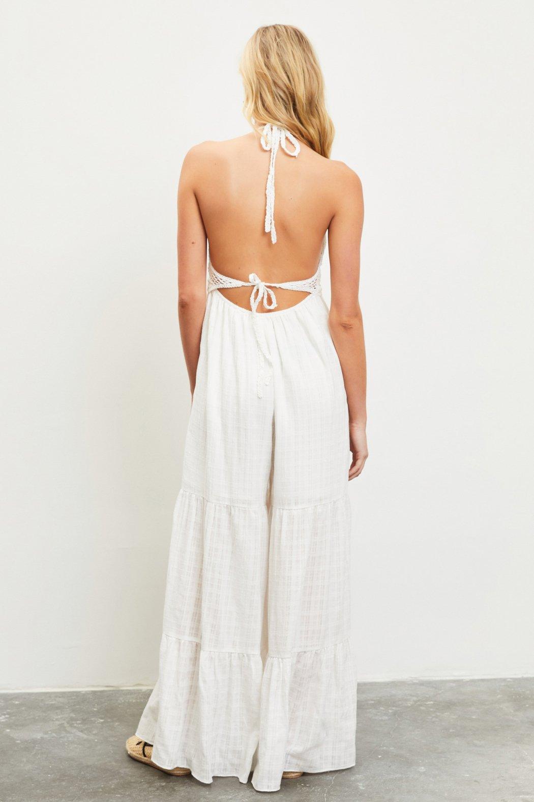 Lace Trim Jumpsuit Product Image