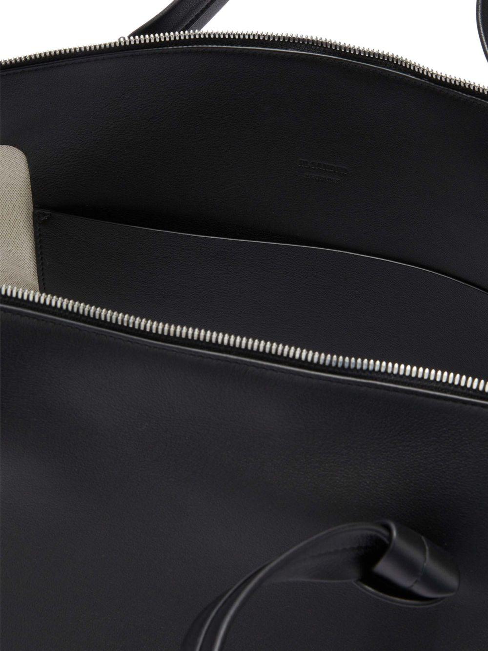 Knot leather duffle bag Product Image