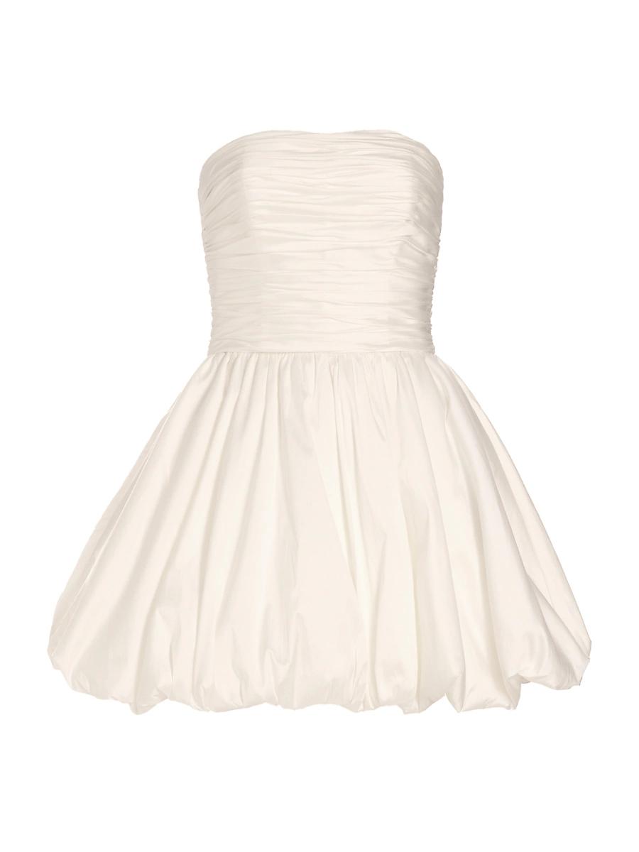 Womens Ruched Drop-Waist Minidress Product Image