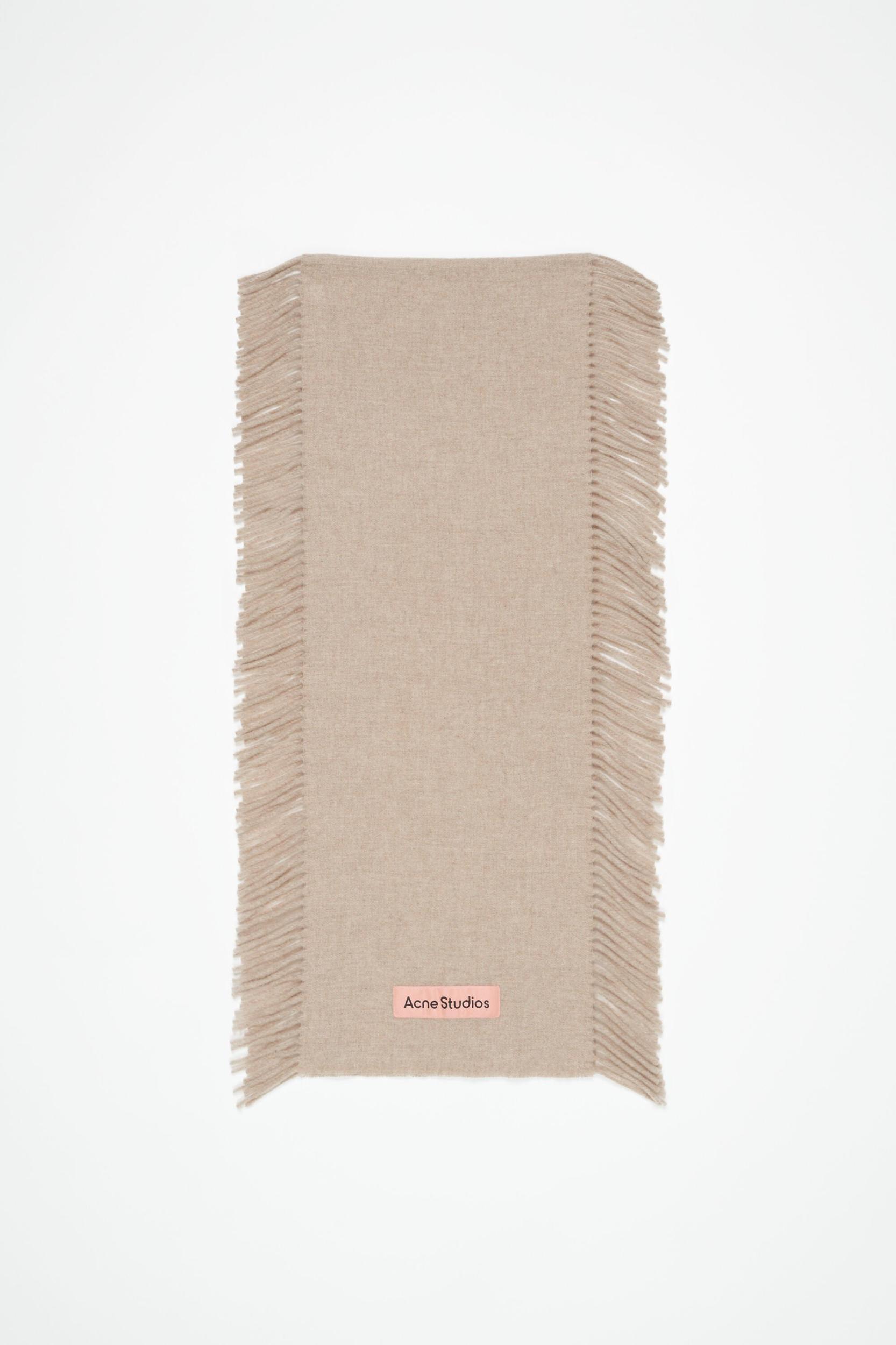 Fringe wool scarf Product Image