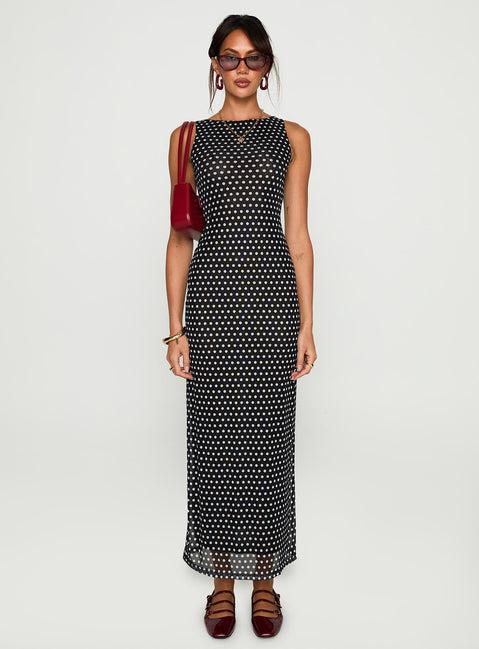Top Of Mind Maxi Dress Black Product Image