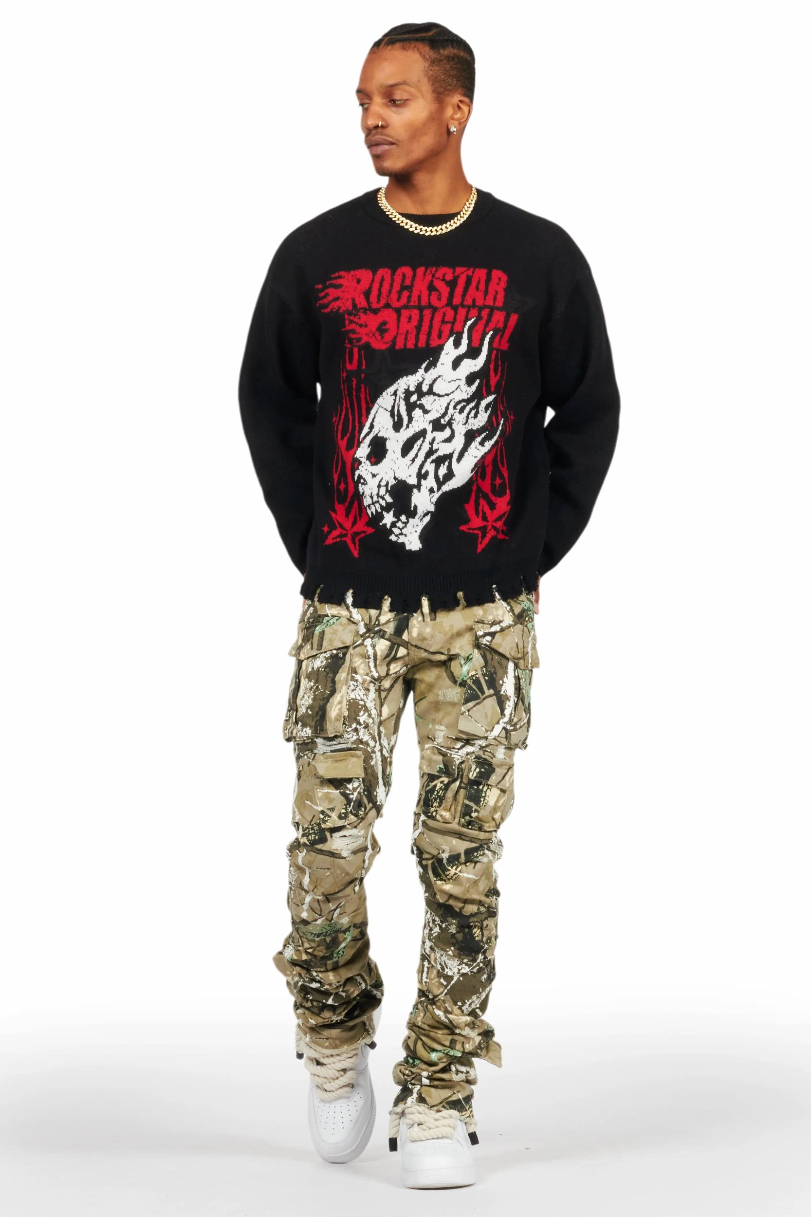 Gentry Tree Camo Stacked Flare Jean Male Product Image