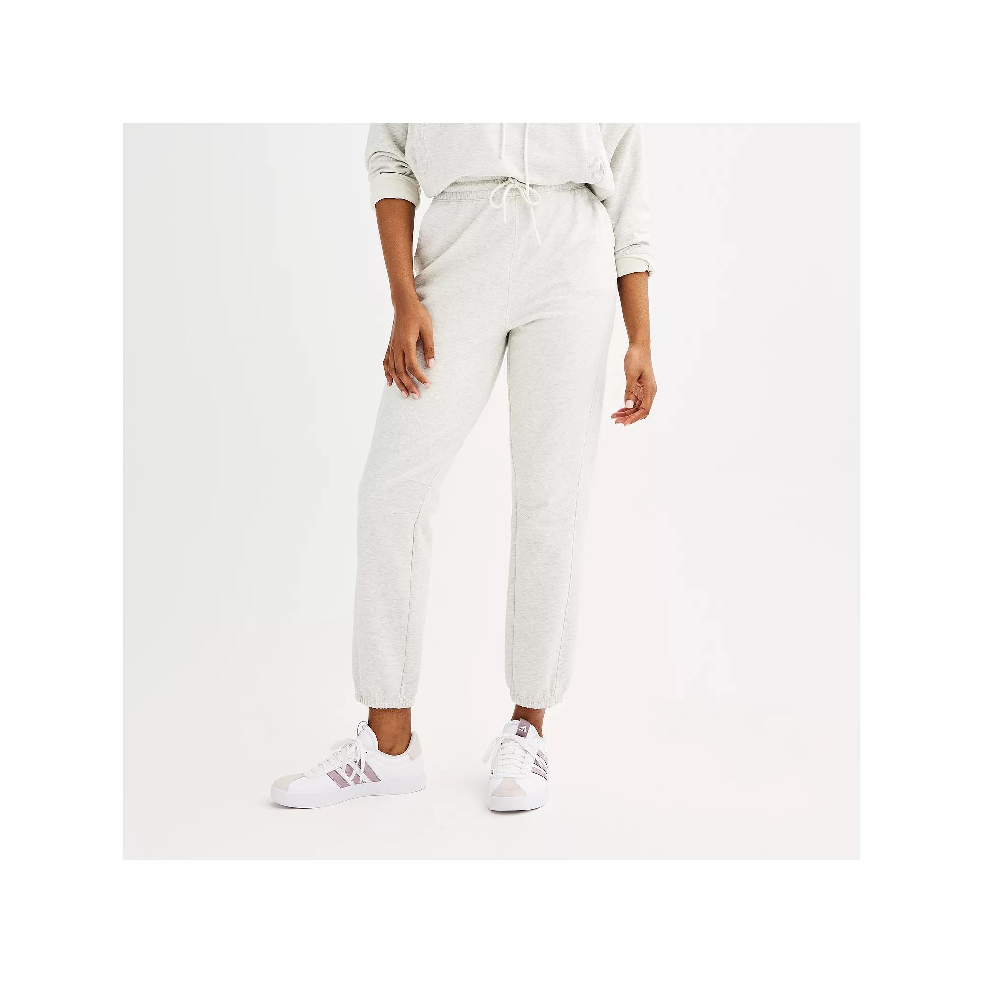 Women's FLX Embrace High-Rise Boyfriend Joggers, Size: XS Long, Light Drizzle Product Image