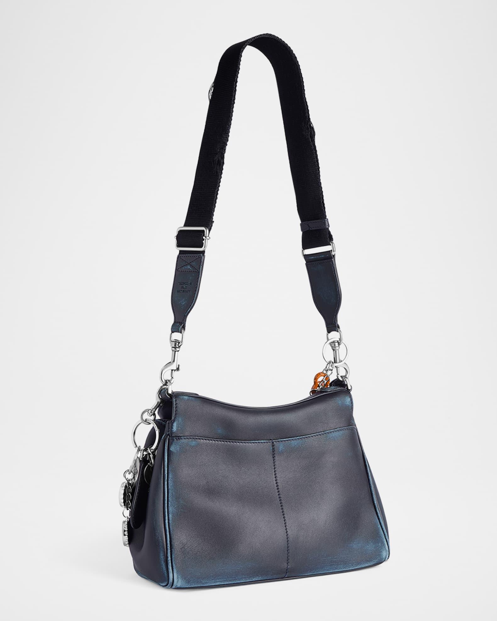 Men's Rodeo Small Calfskin Messenger Bag with Charms Product Image