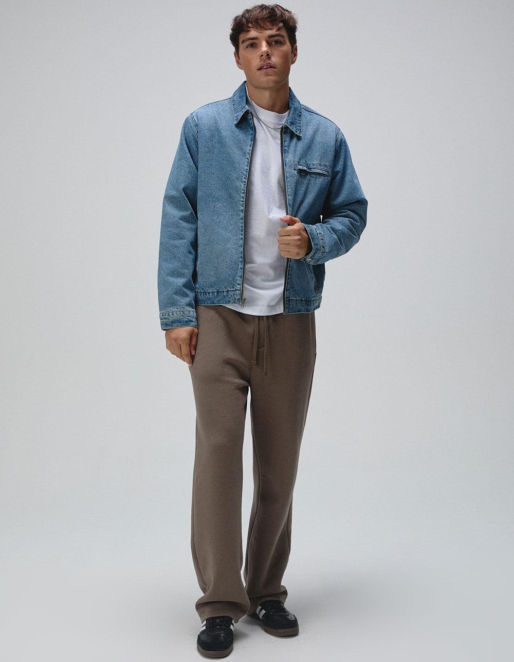 RSQ Mens Denim Workwear Jacket - INDIGO Product Image