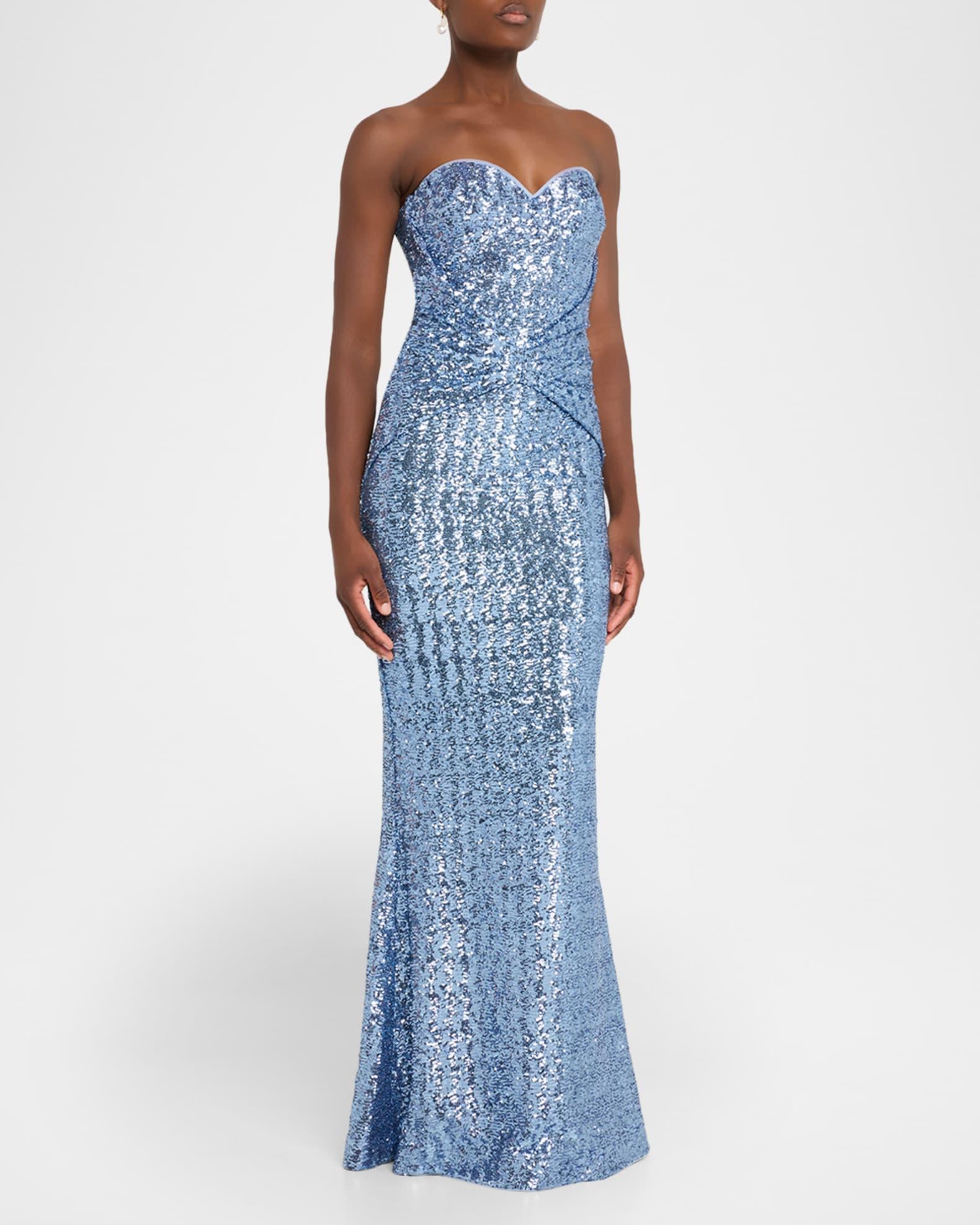 Sweetheart Sequin Column Gown Product Image