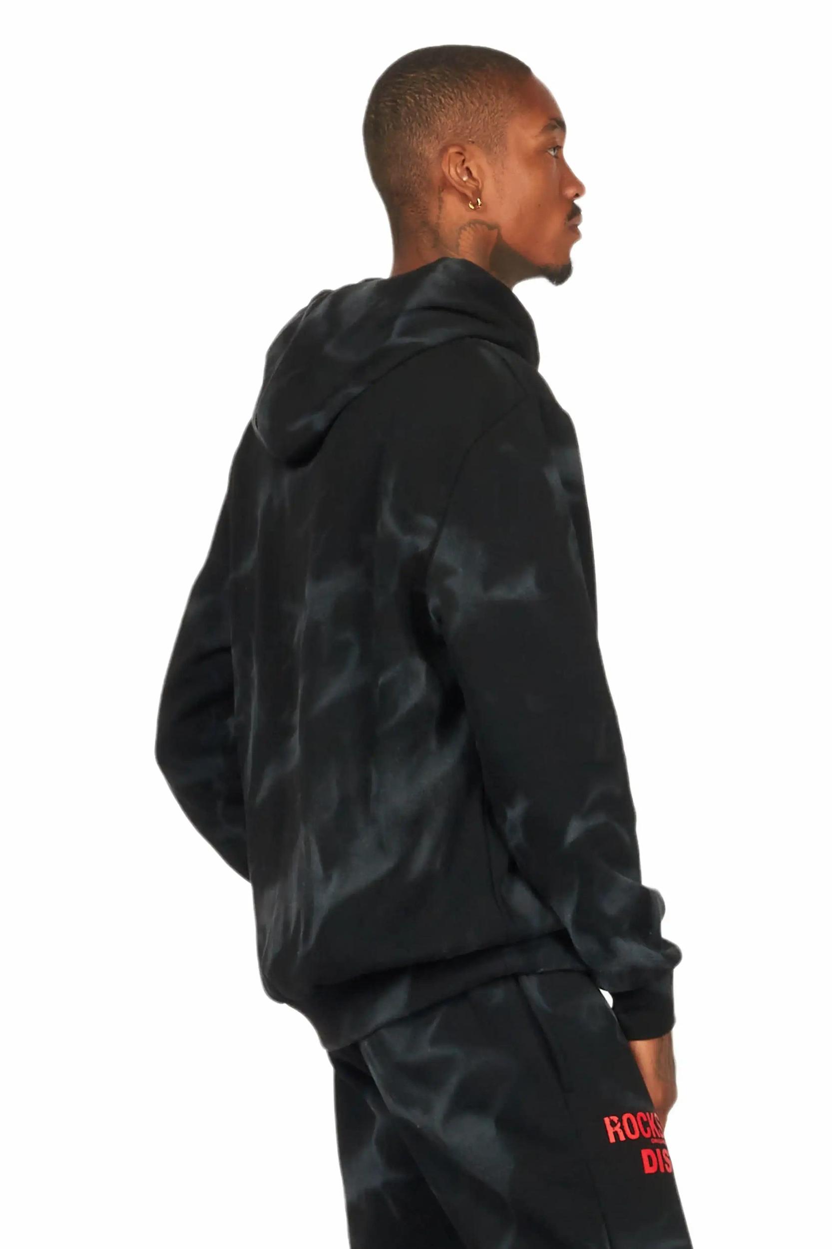 Nelly Black/Red Graphic Hoodie Male Product Image