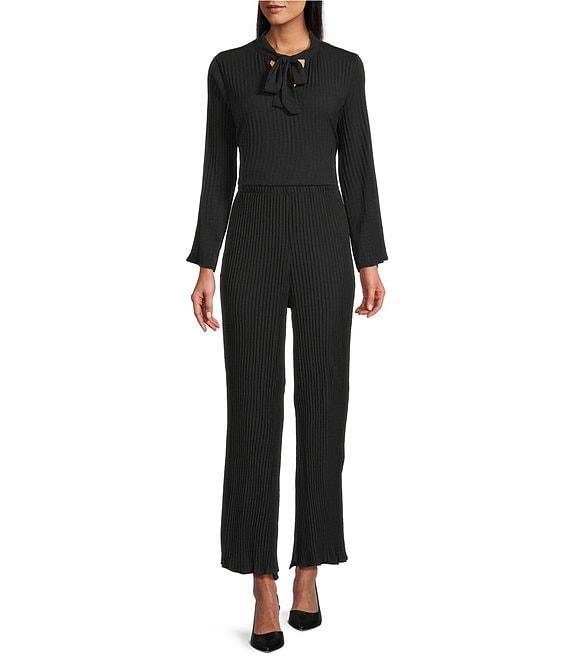 M Made in Italy Pleated Wide Leg Pull On Pants Product Image