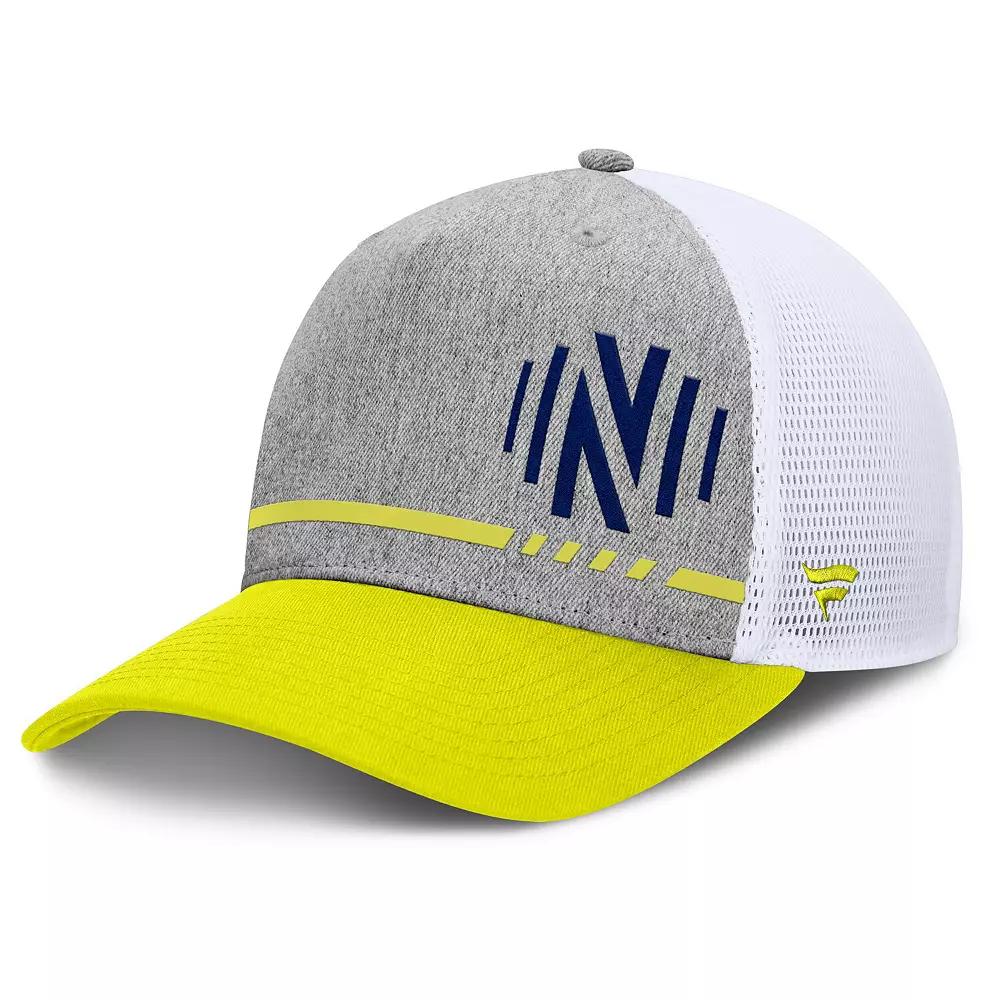 Men's Fanatics Heather Gray Nashville SC Low Block Trucker Adjustable Hat, Mls Grey Product Image