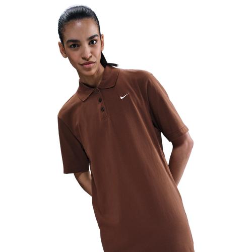 Womens Nike Sportswear Essential Short-Sleeve Polo Dress | HV2498-265 Product Image