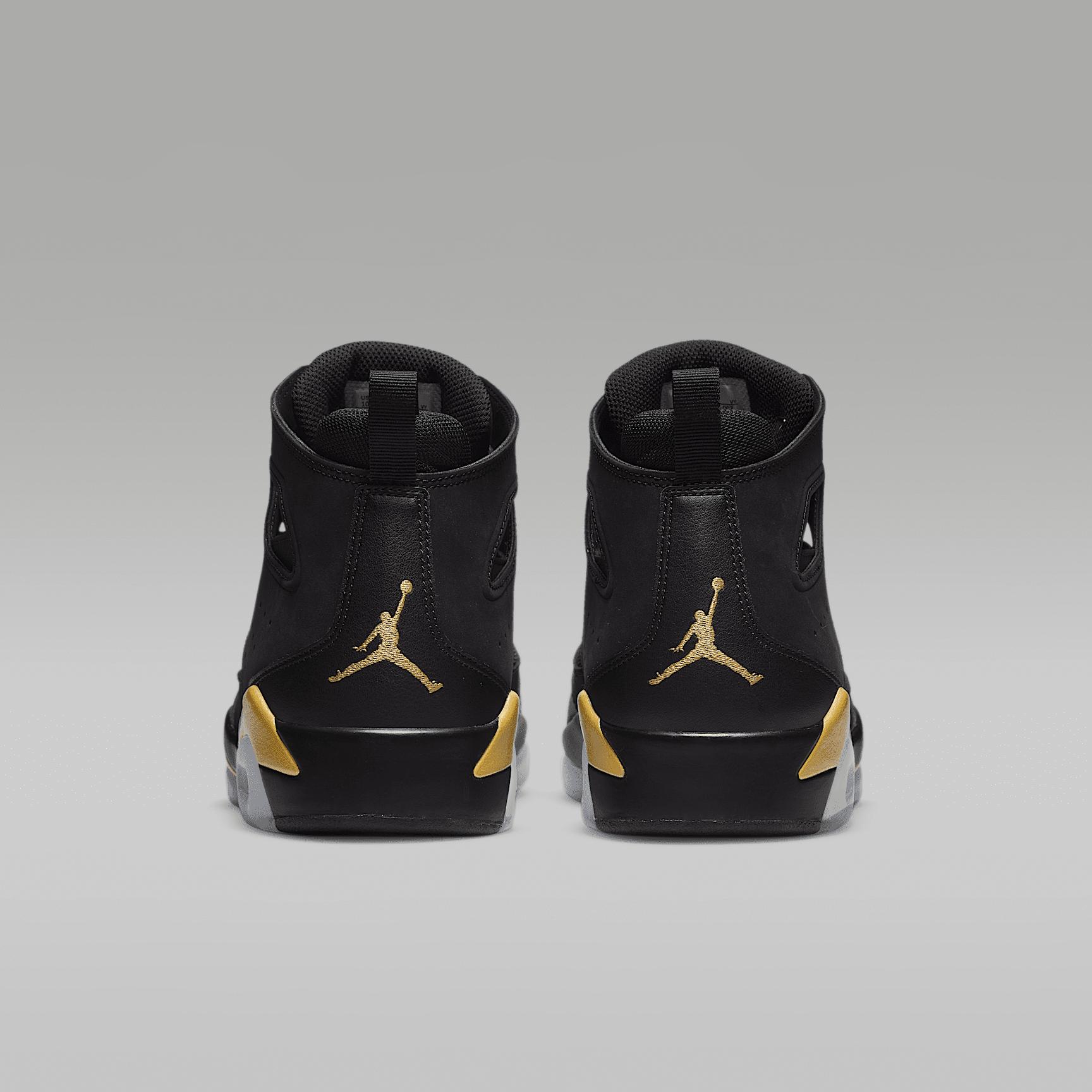 Jordan Mens Jordan Flight Club 91 - Mens Basketball Shoes Black/Gold Product Image