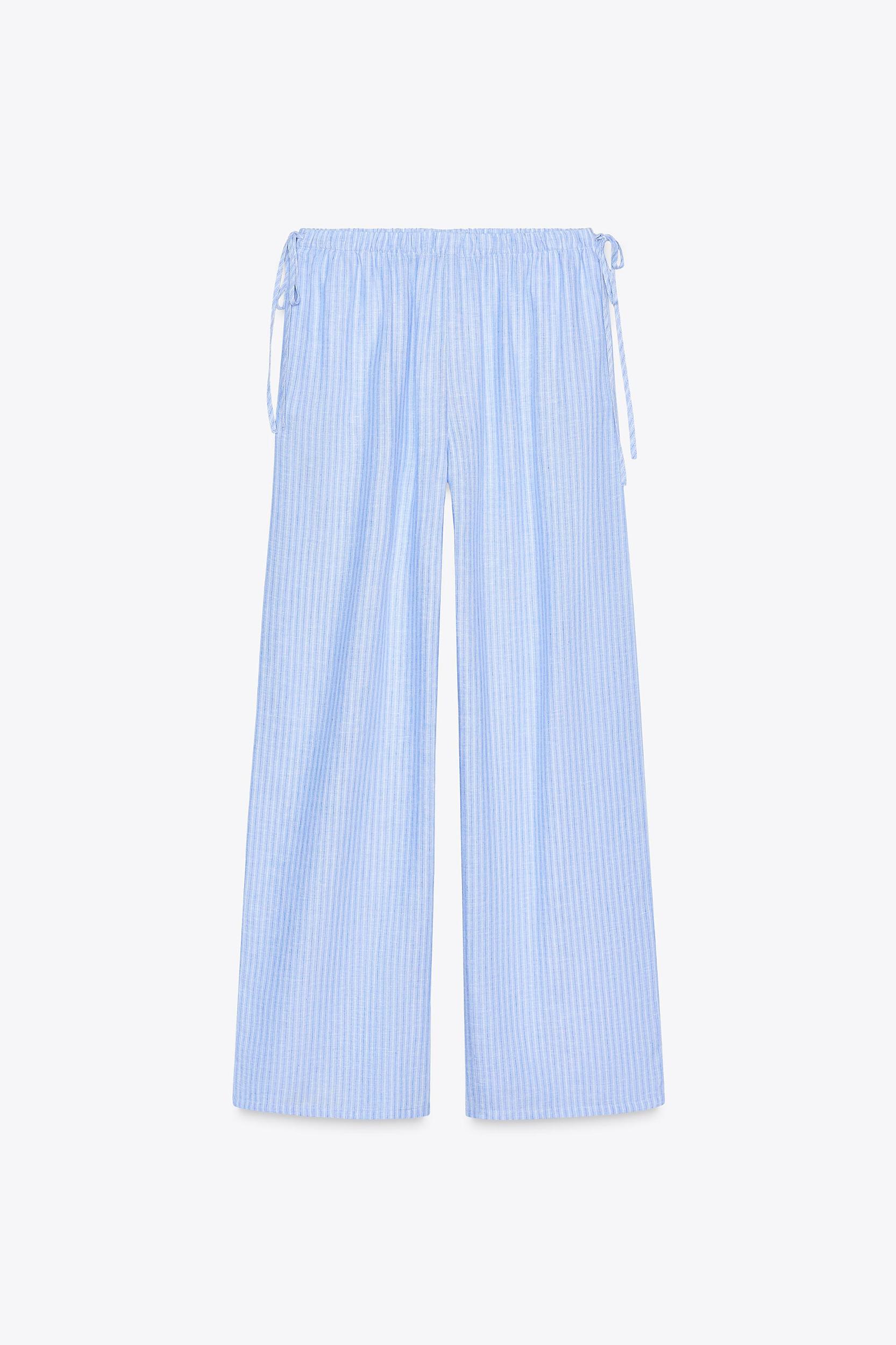 STRIPED PALAZZO PANTS Product Image