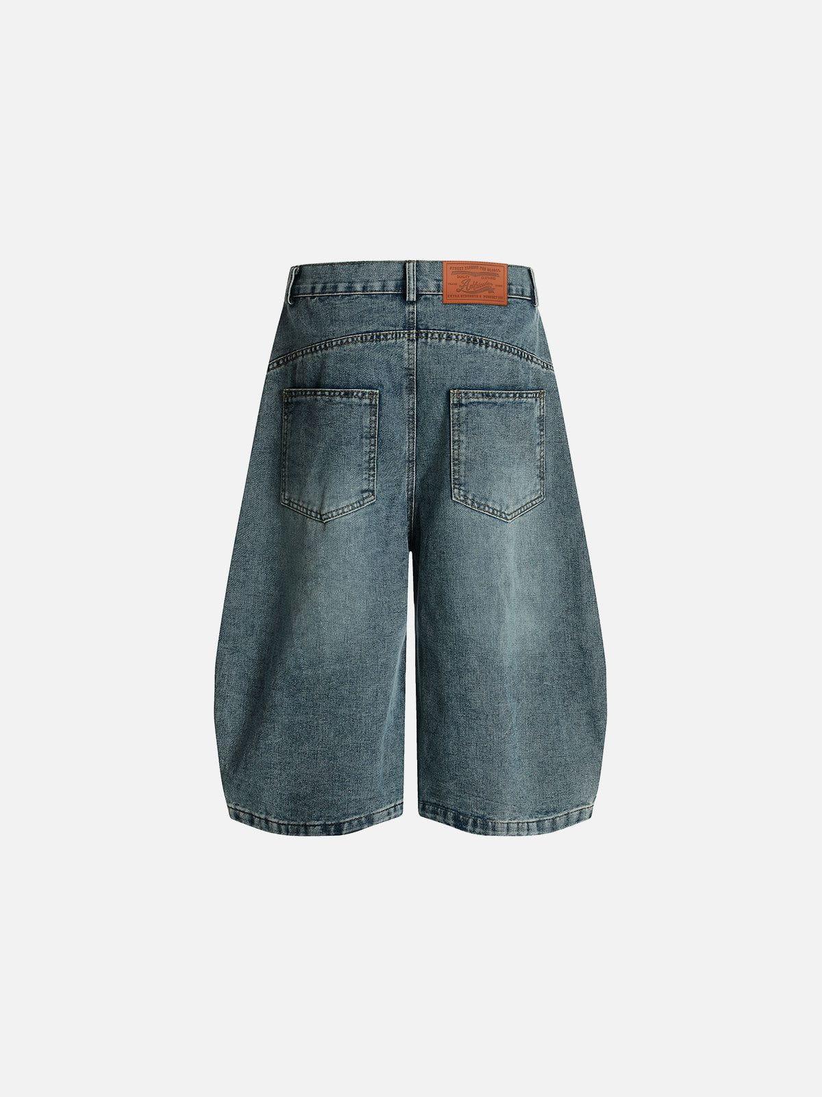Aelfric Eden Stripe Deconstruction Barrel Longline Jorts Product Image