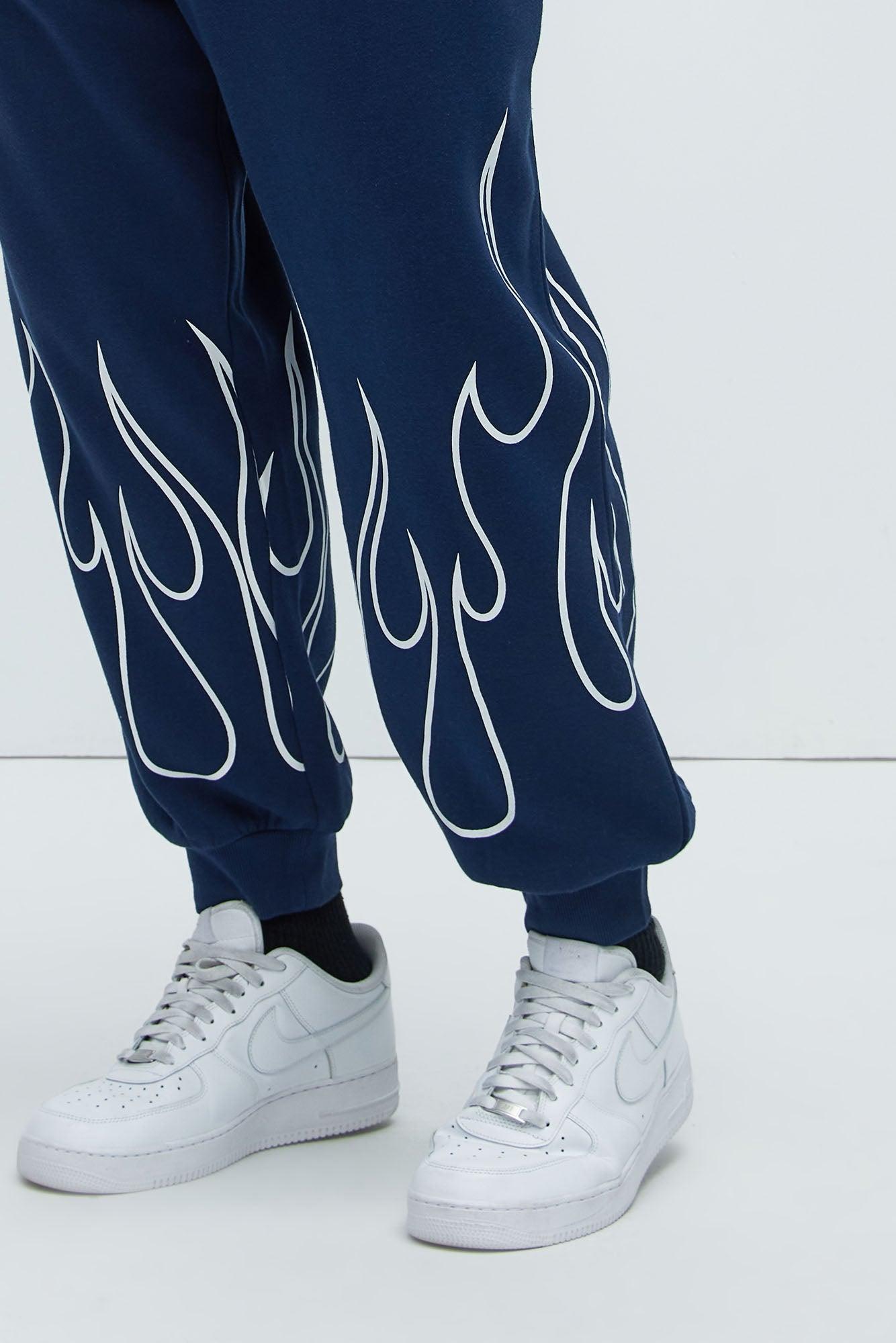 Tyson Chase Flame Relaxed Jogger - Navy/combo Product Image