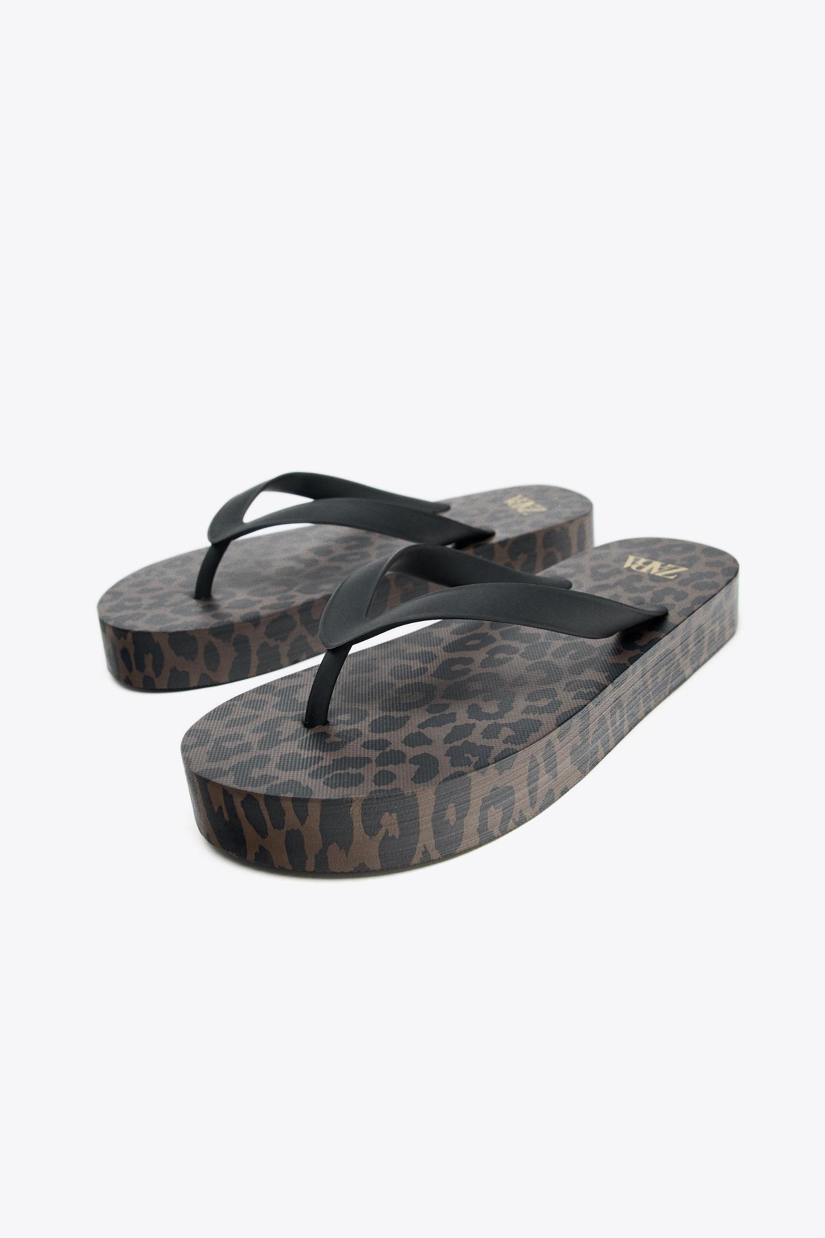ANIMAL PRINT SANDALS Product Image