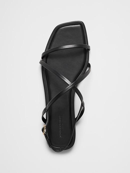 Vegan Leather Strappy Sandal Product Image