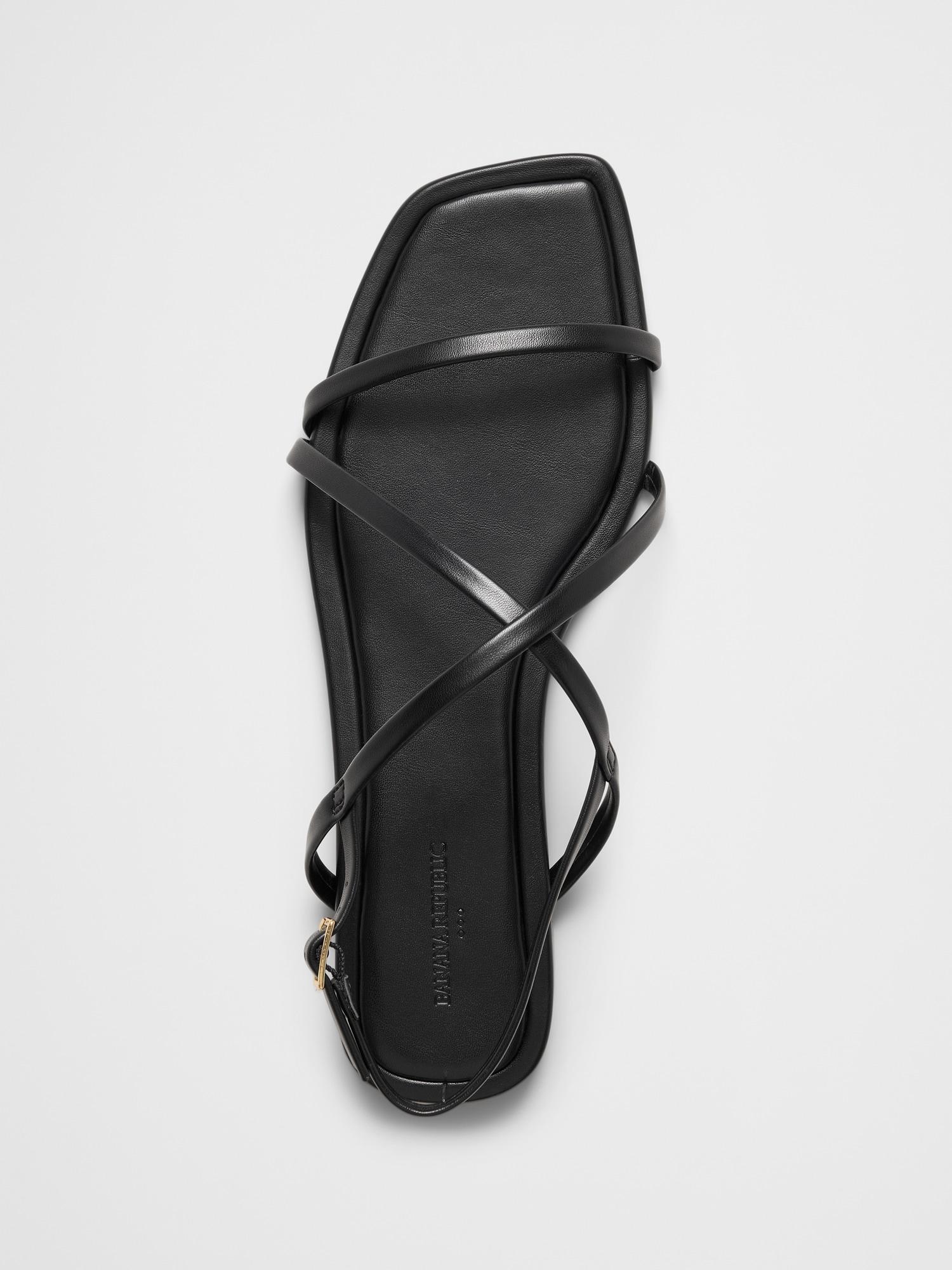 Vegan Leather Strappy Sandal Product Image
