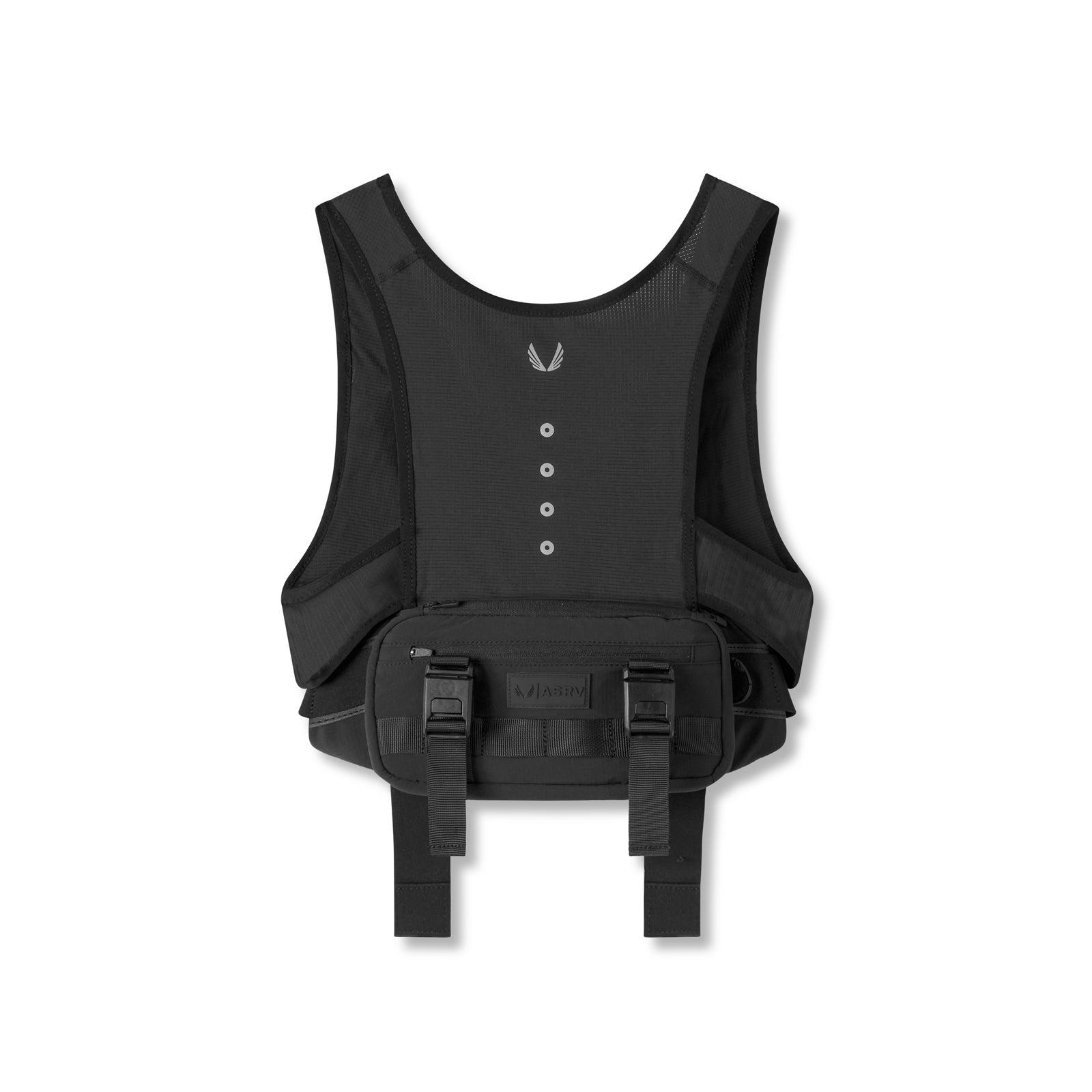 0899. 2-in-1 Packable Run Vest - Black Product Image