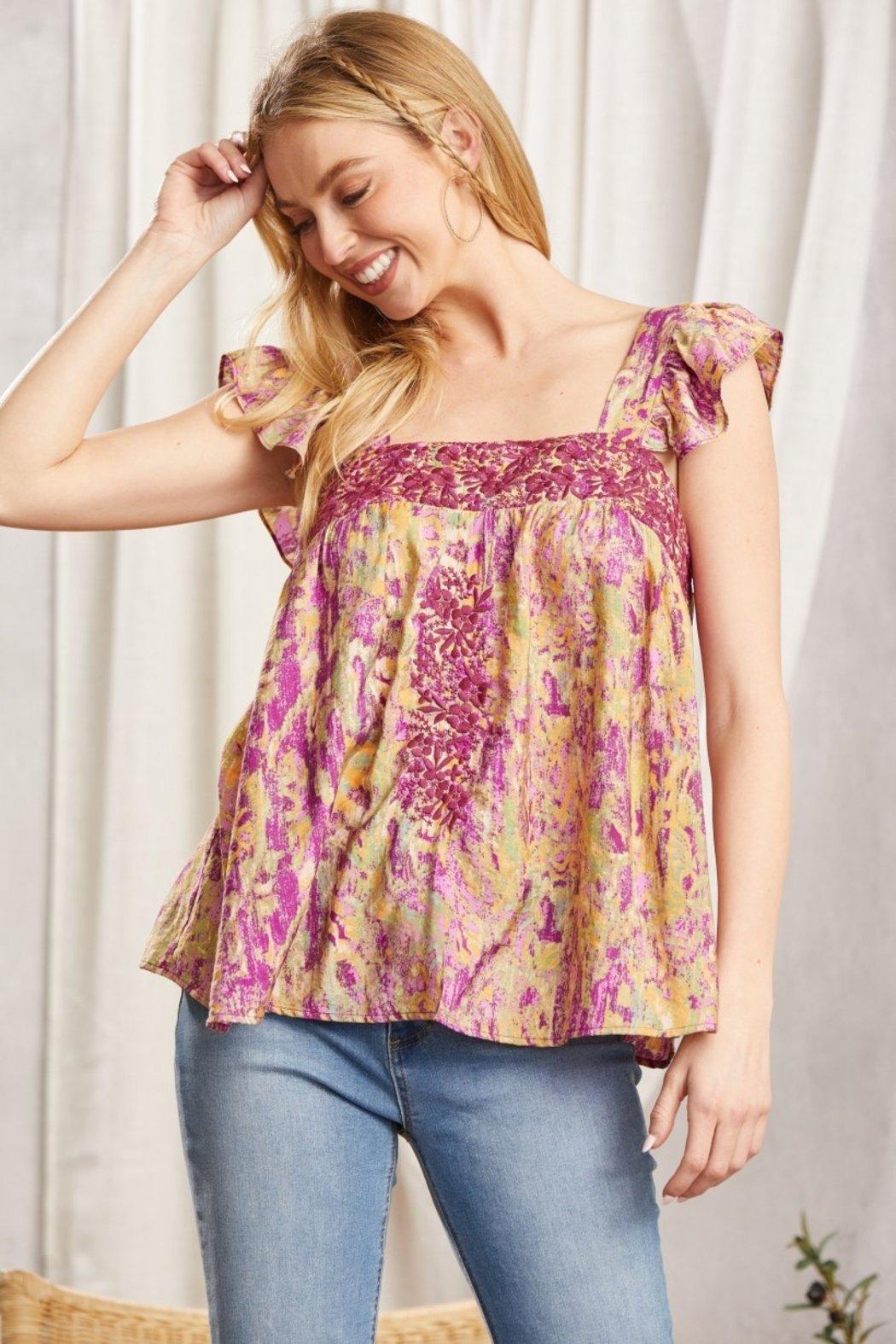 Square Neckline Top Product Image