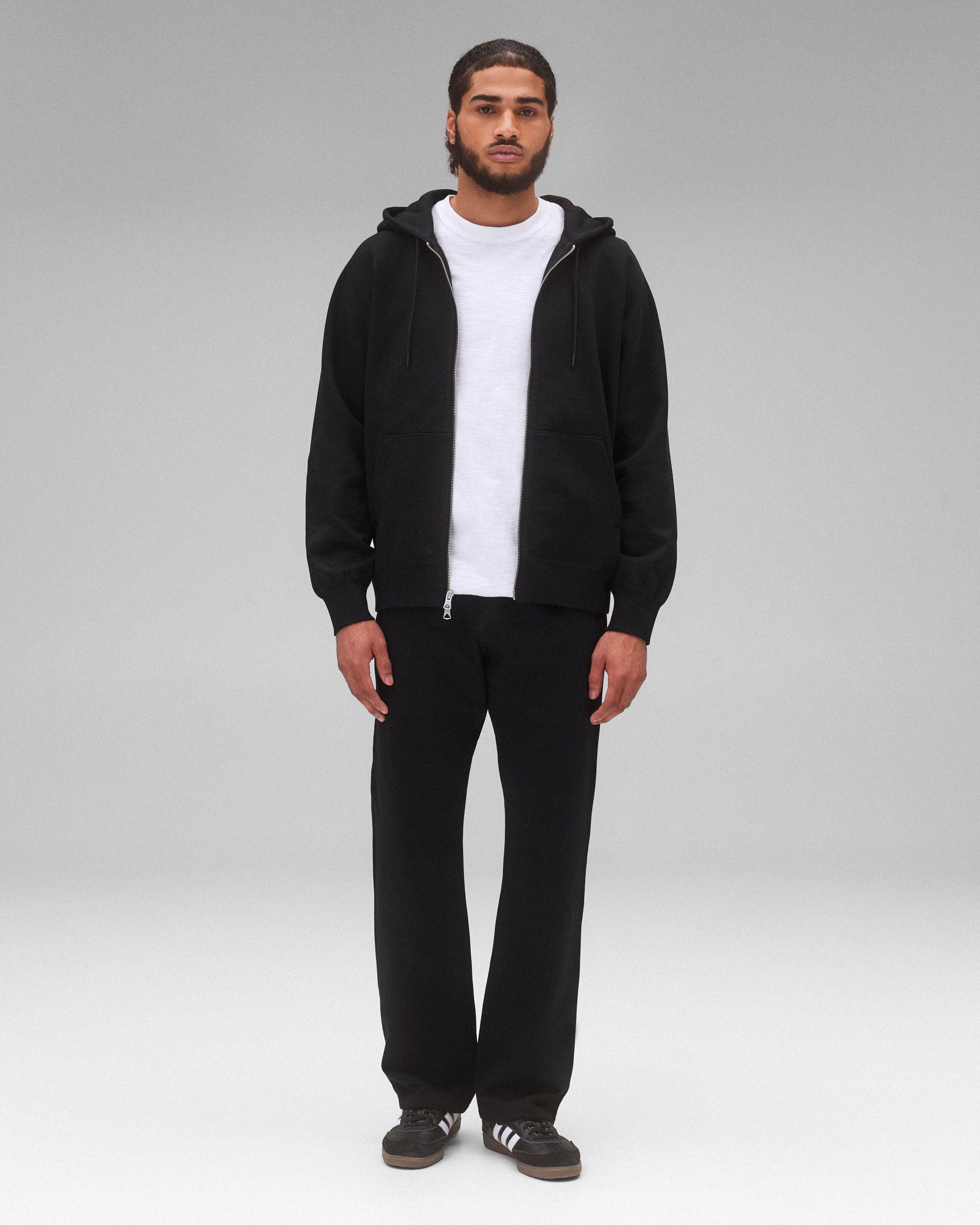 Brushed Fleece Standard Zip Hoodie Male Product Image