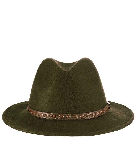 Dorfman Milano Scala Water Repellent Wool Felt Safari 2 1/2#double; Brim Hat Product Image