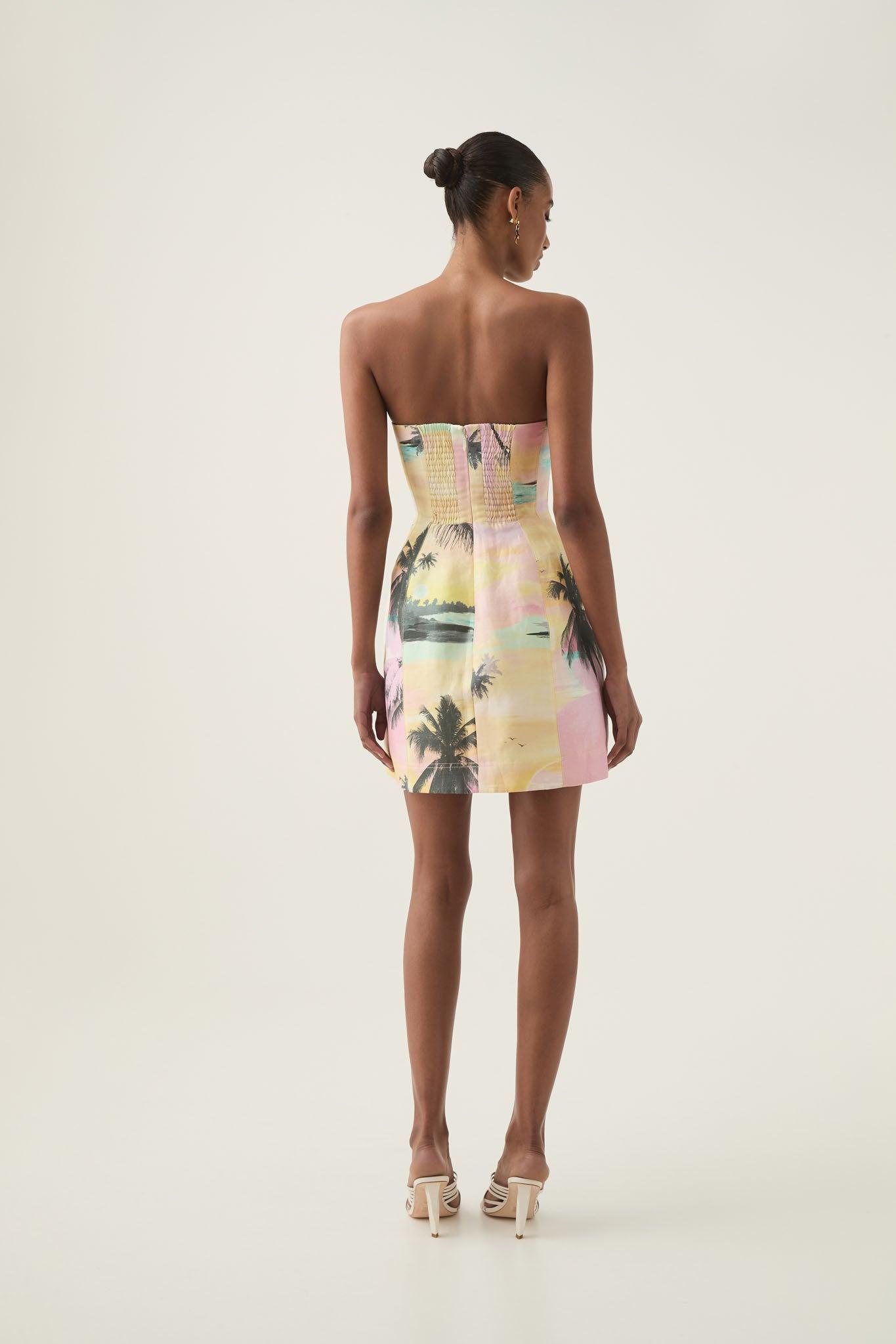 Gretta Bow Back Mini Dress Product Image