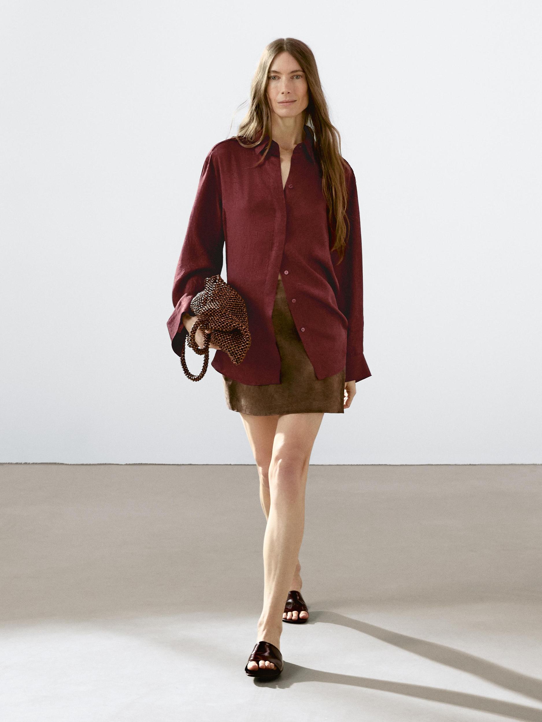 Flowing long sleeve shirt Product Image