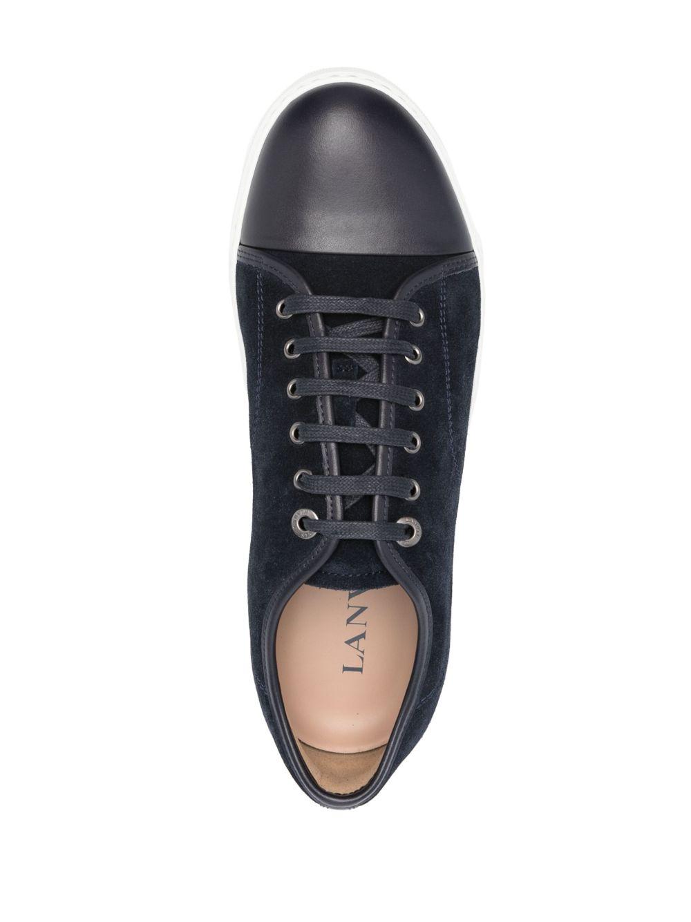Black DBB1 Suede & Patent Leather Sneakers Product Image