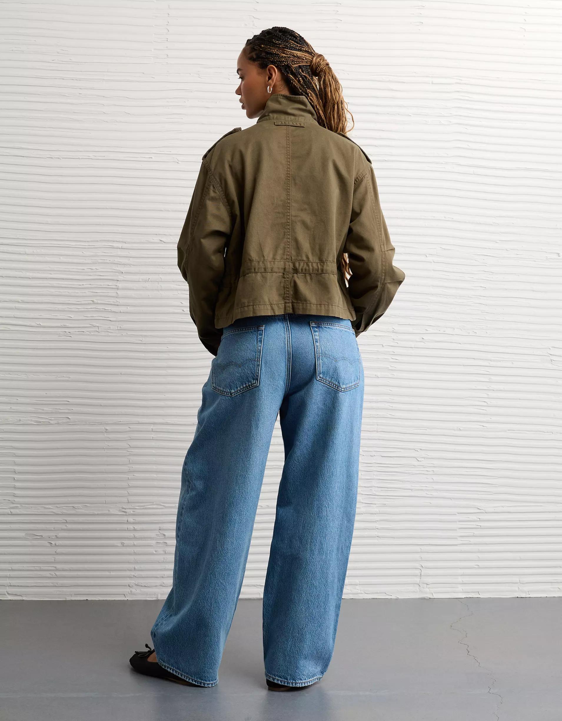 AE Peplum Military Jacket Product Image