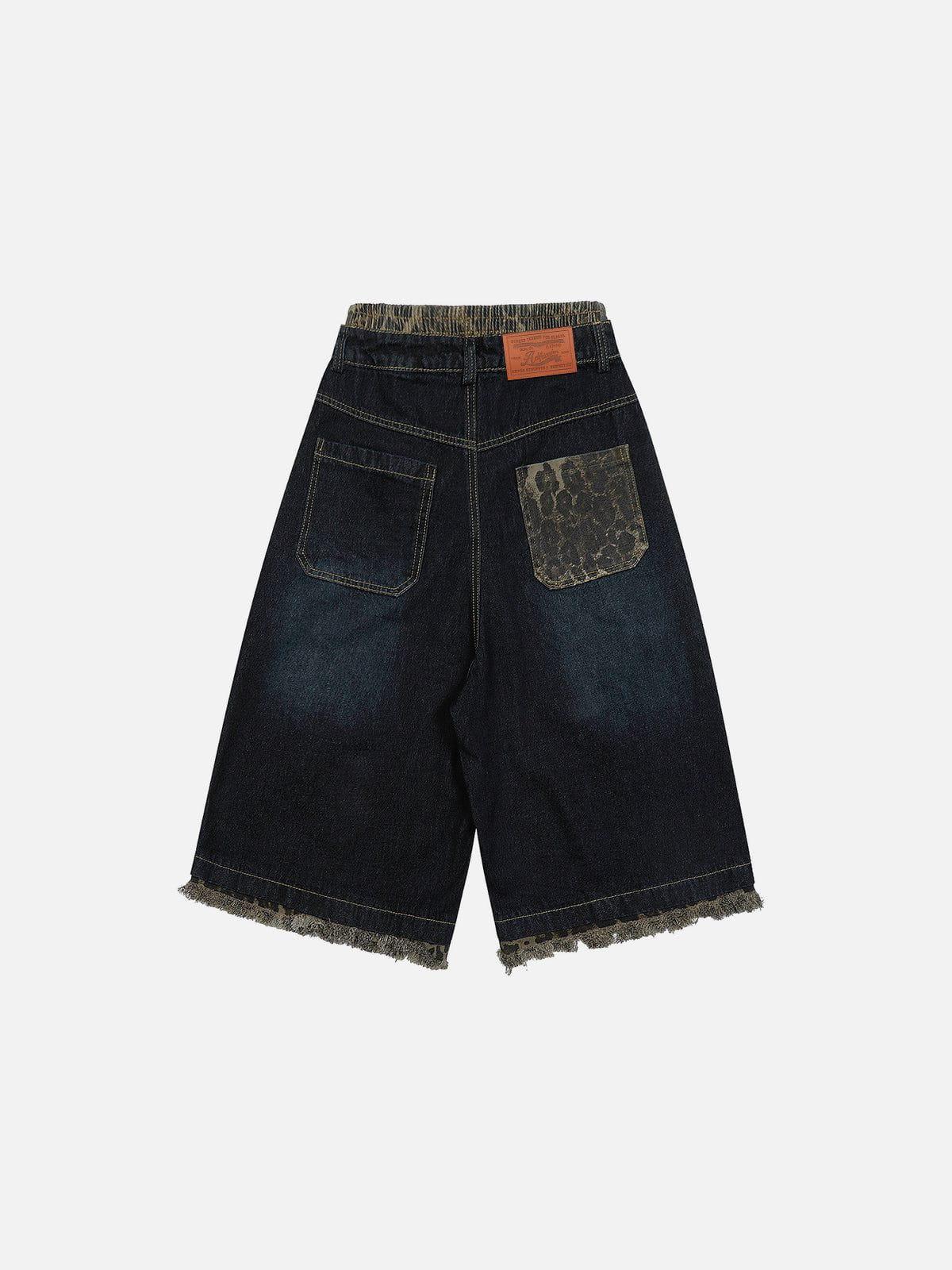 Aelfric Eden Camouflage Double Waist Longline Jorts Product Image