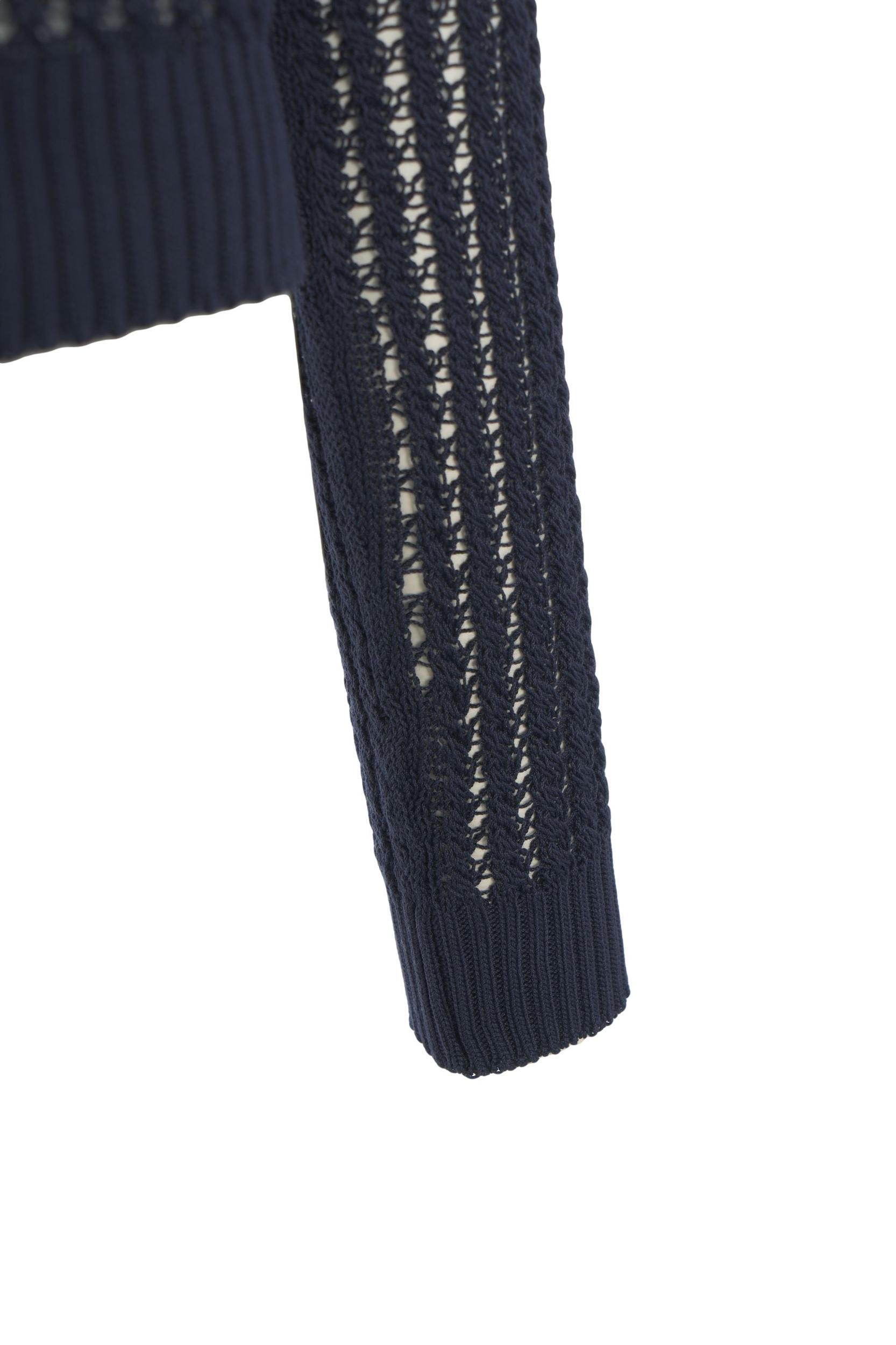 Open knit cardigan Product Image