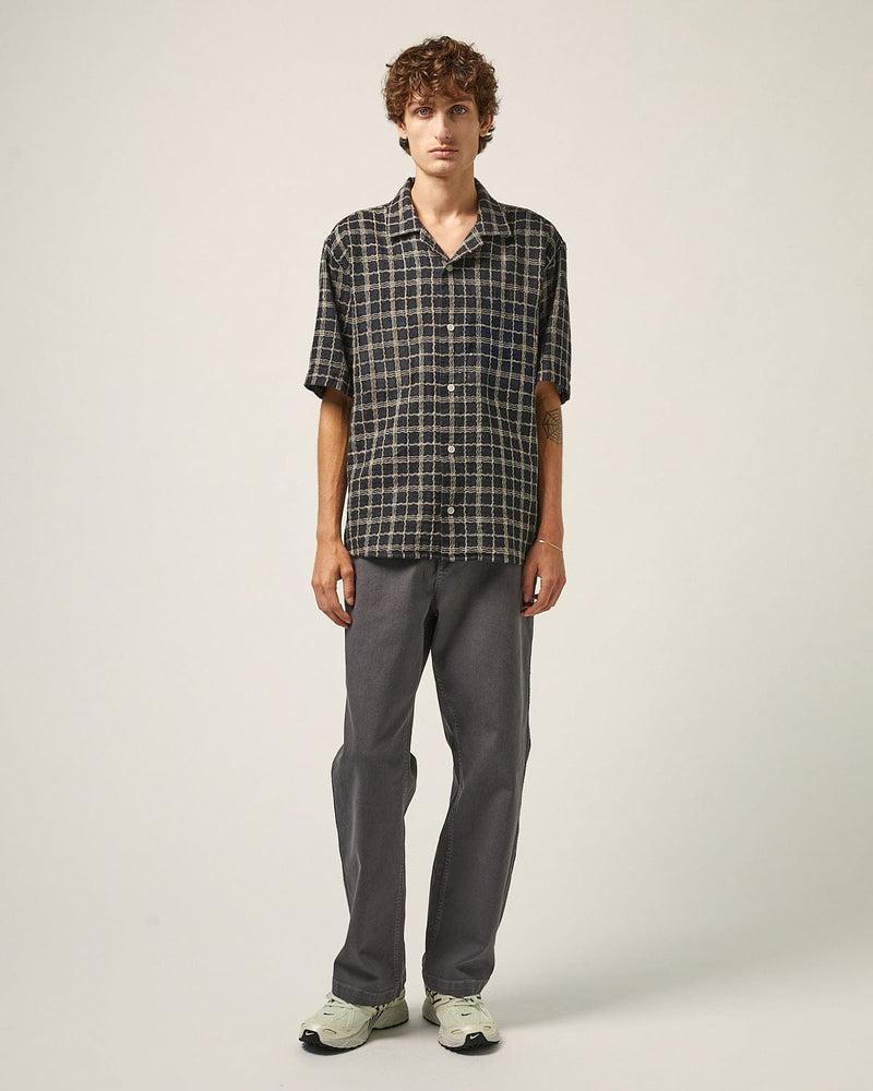 Wavy Linen SS - Black Product Image