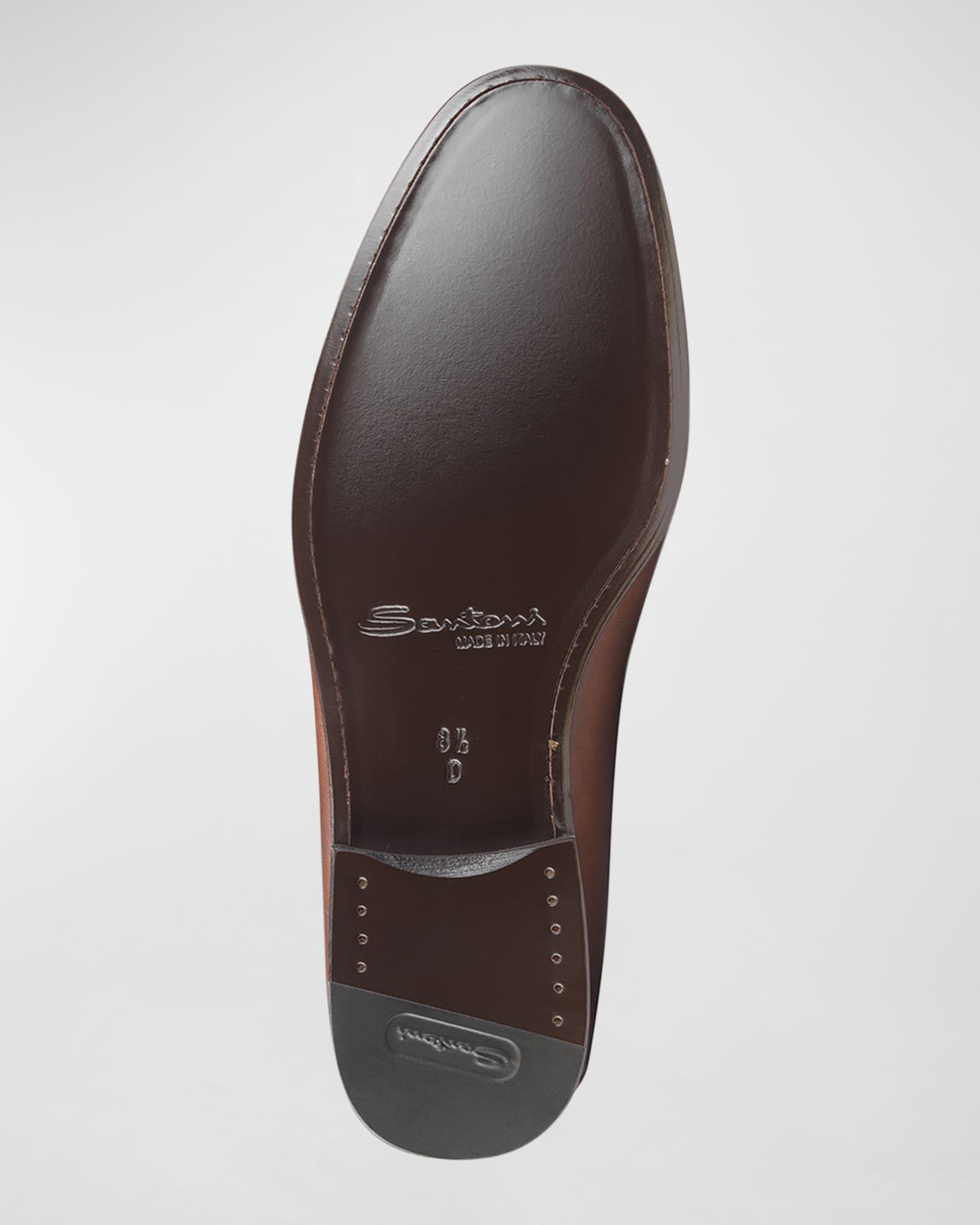 Mens Paine Leather Moccasin Loafers Product Image